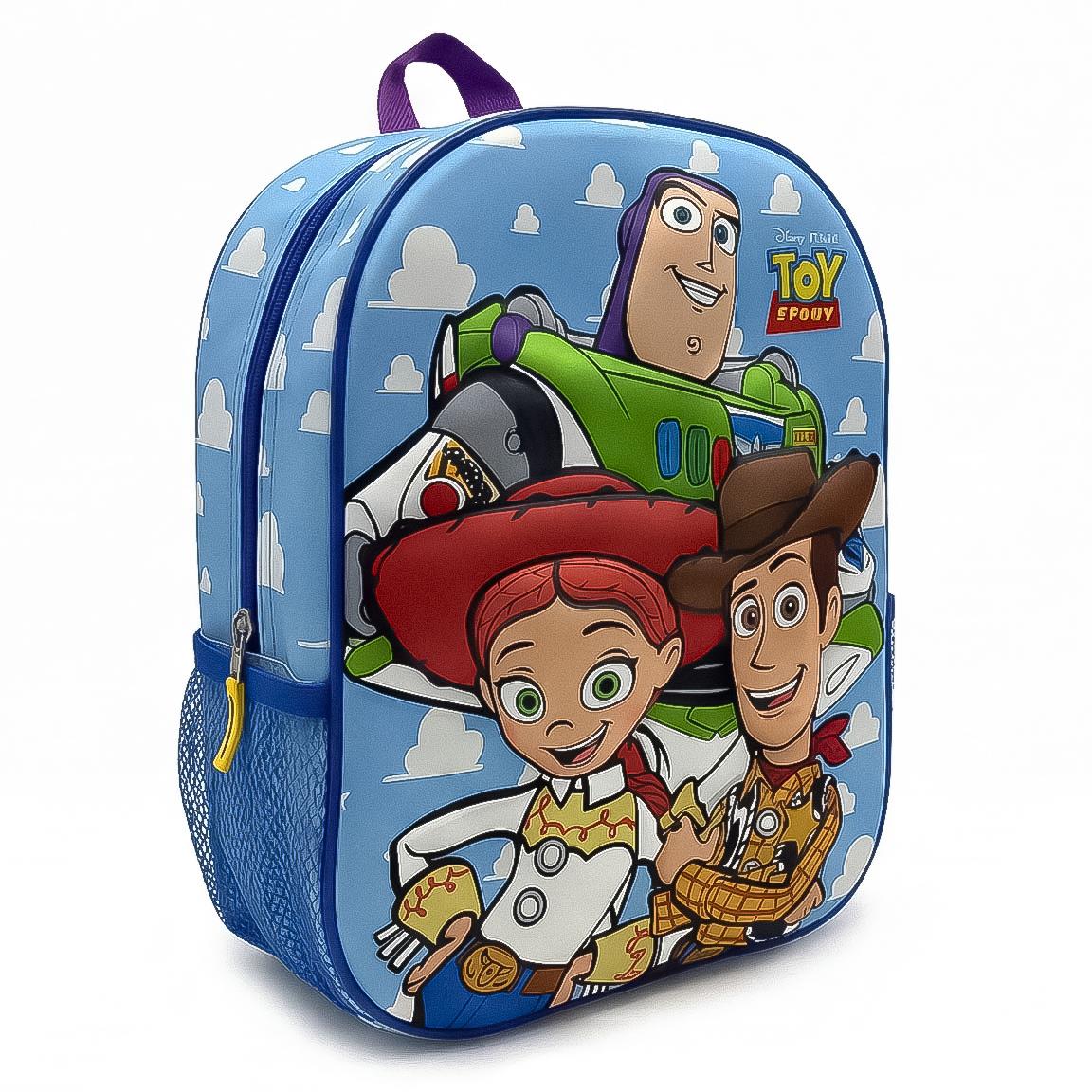 Mochila Pré-Escolar 3D Toy Story Disney Pixar 30cm
