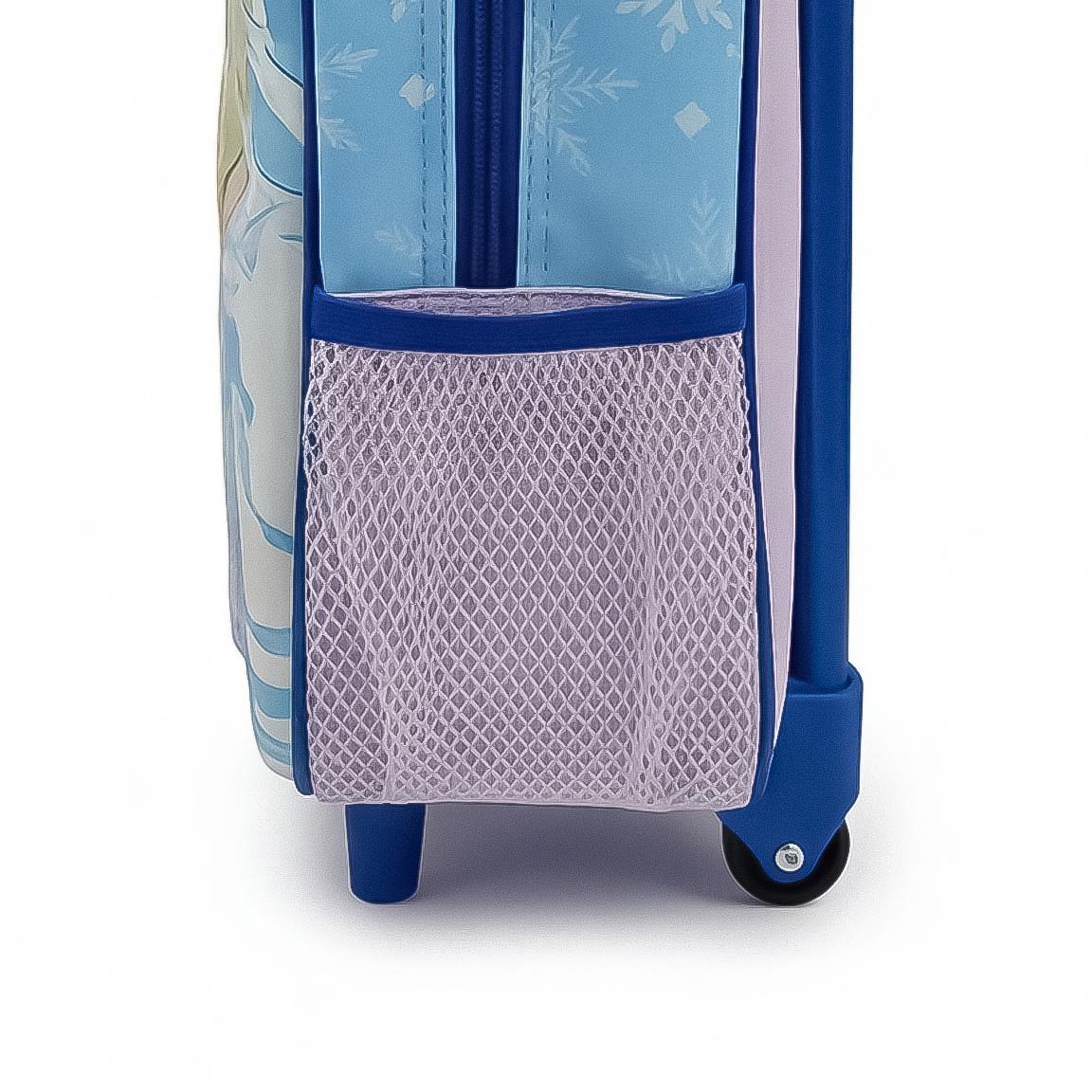 Mochila Pré-Escolar Trolley 3D Elsa Frozen Disney 30cm