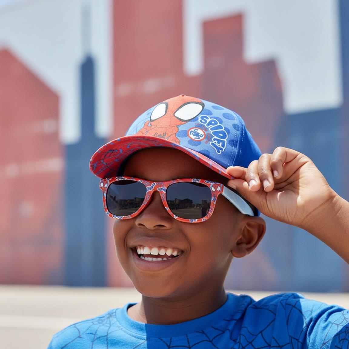 Conjunto Chapéu + Óculos de Sol Spidey Spiderman
