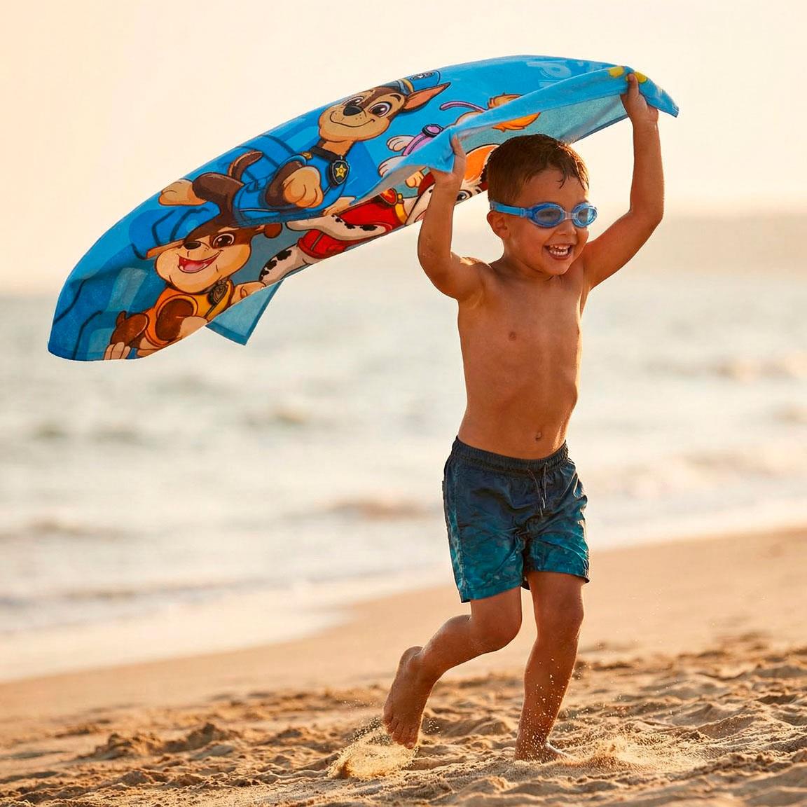 Conjunto Toalha de Praia + Óculos de Natação Patrulha Pata