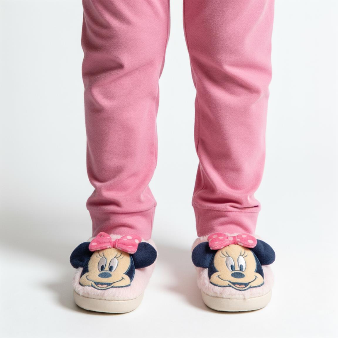 Pantufas Infantis de Casa Aplicações 3D Minnie Mouse