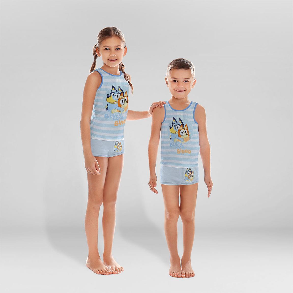 Pijama de Verão + Necessaire Bluey