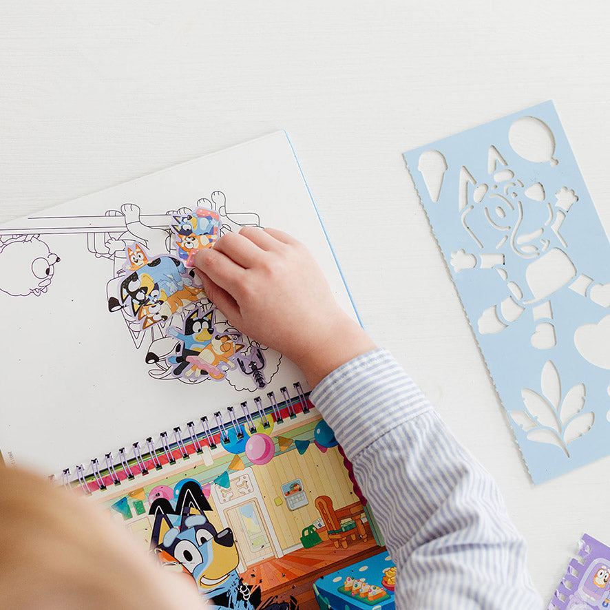 Bluey - Livro para Colorir e Raspar