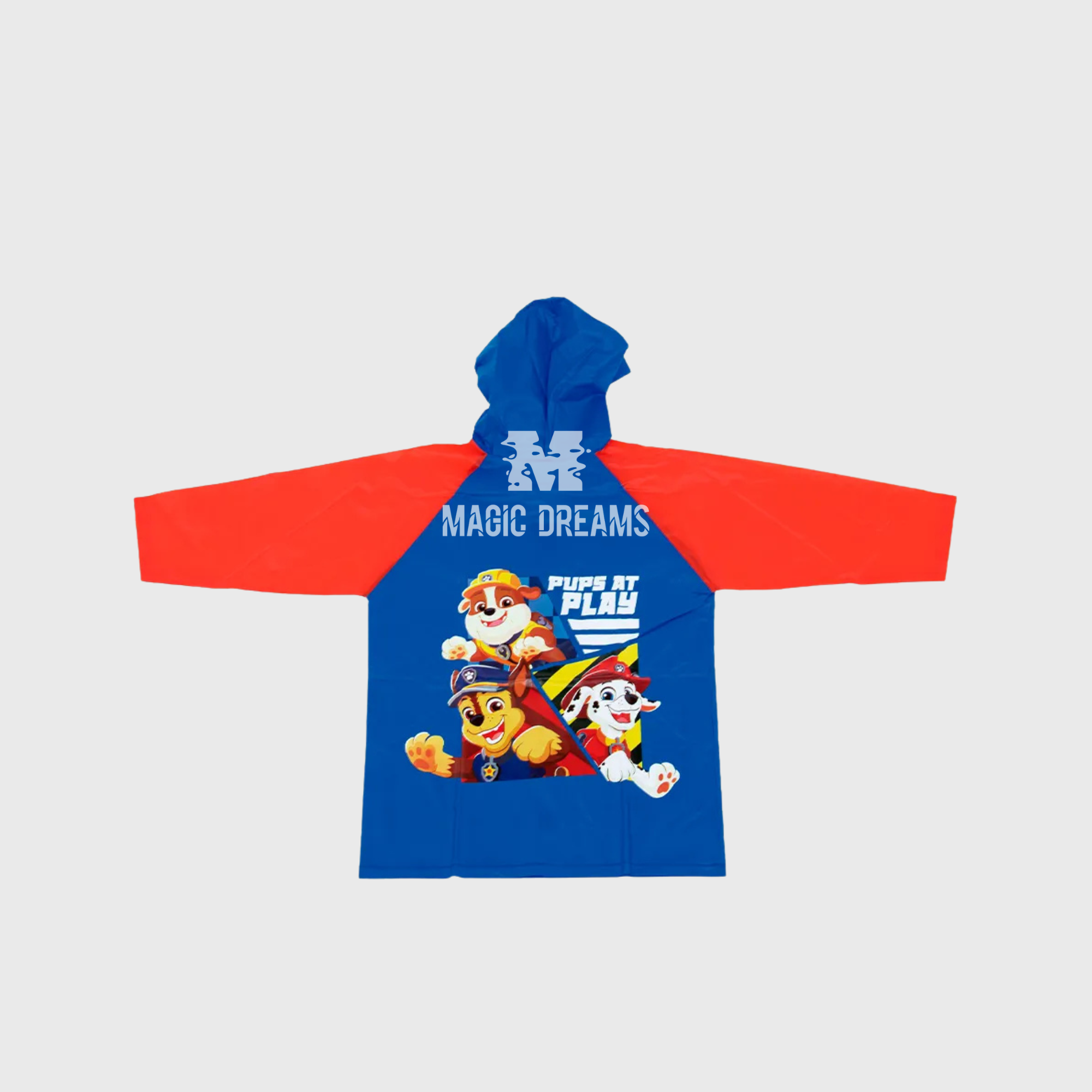 Capa de Chuva Patrulha Pata PVC Impermeável