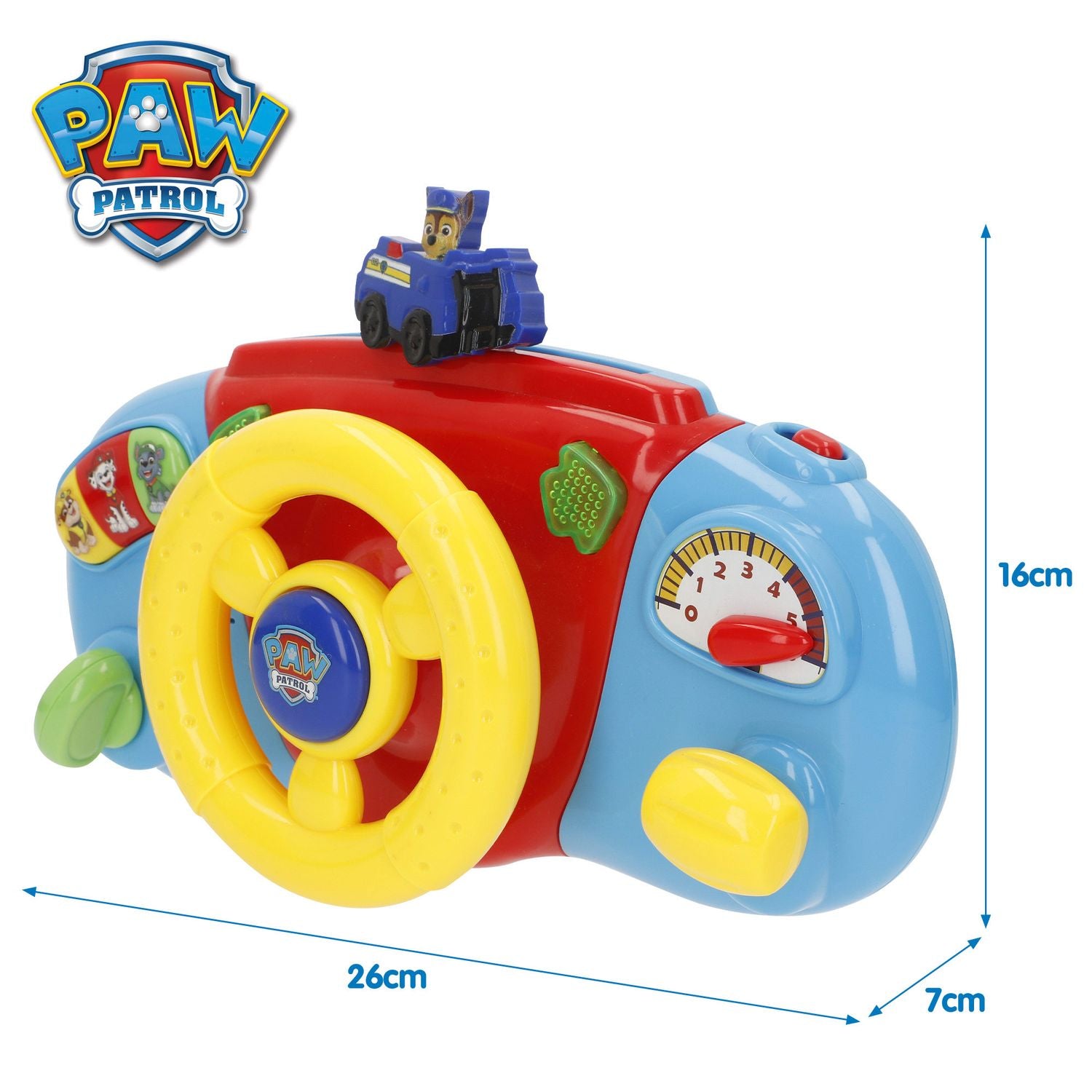 Volante com Atividades Patrulha Pata Carrinho 6M+