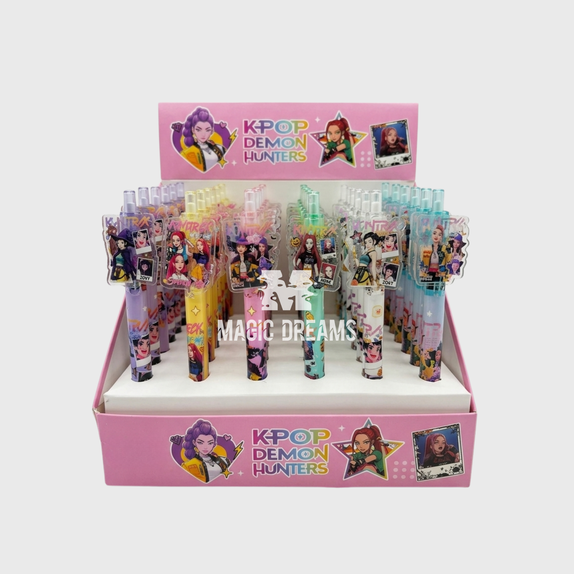 Caneta Gel K-Pop Demon Hunters - Coleção Guerreiras K-Pop (Várias Cores)