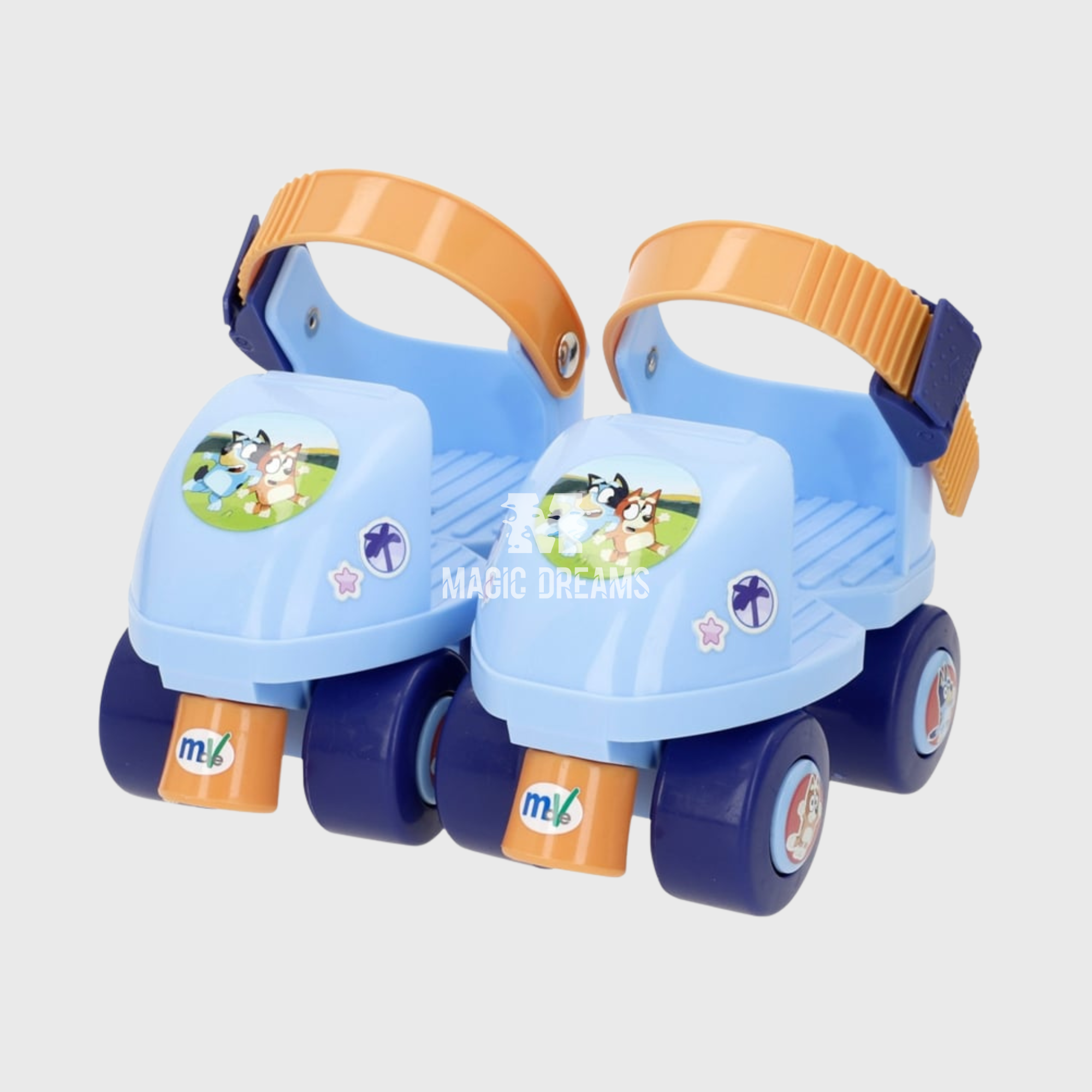 Patins Bluey De 4 Rodas Ajustáveis 3+