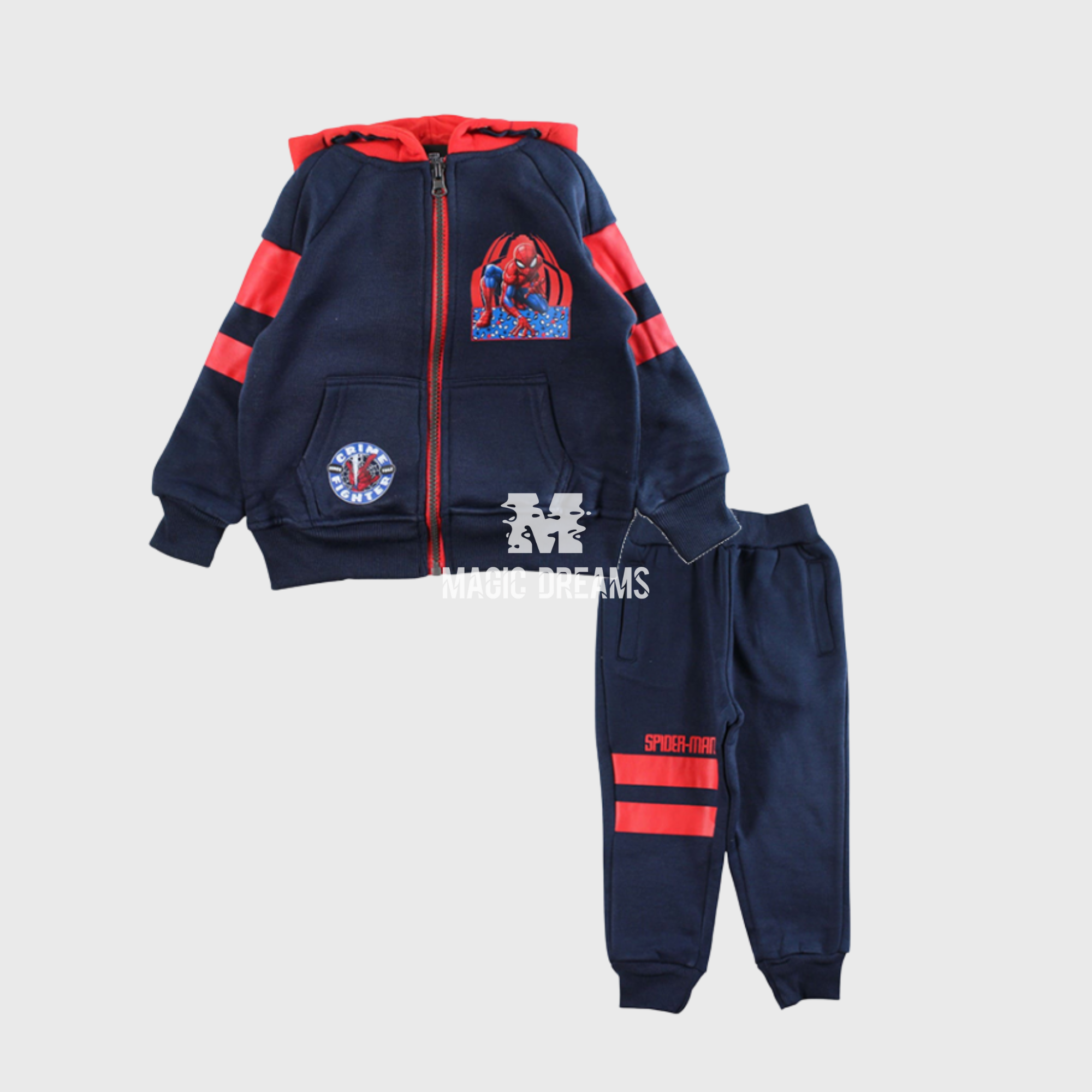 Fato de Treino com Calça e Sweat Spiderman 2-8A