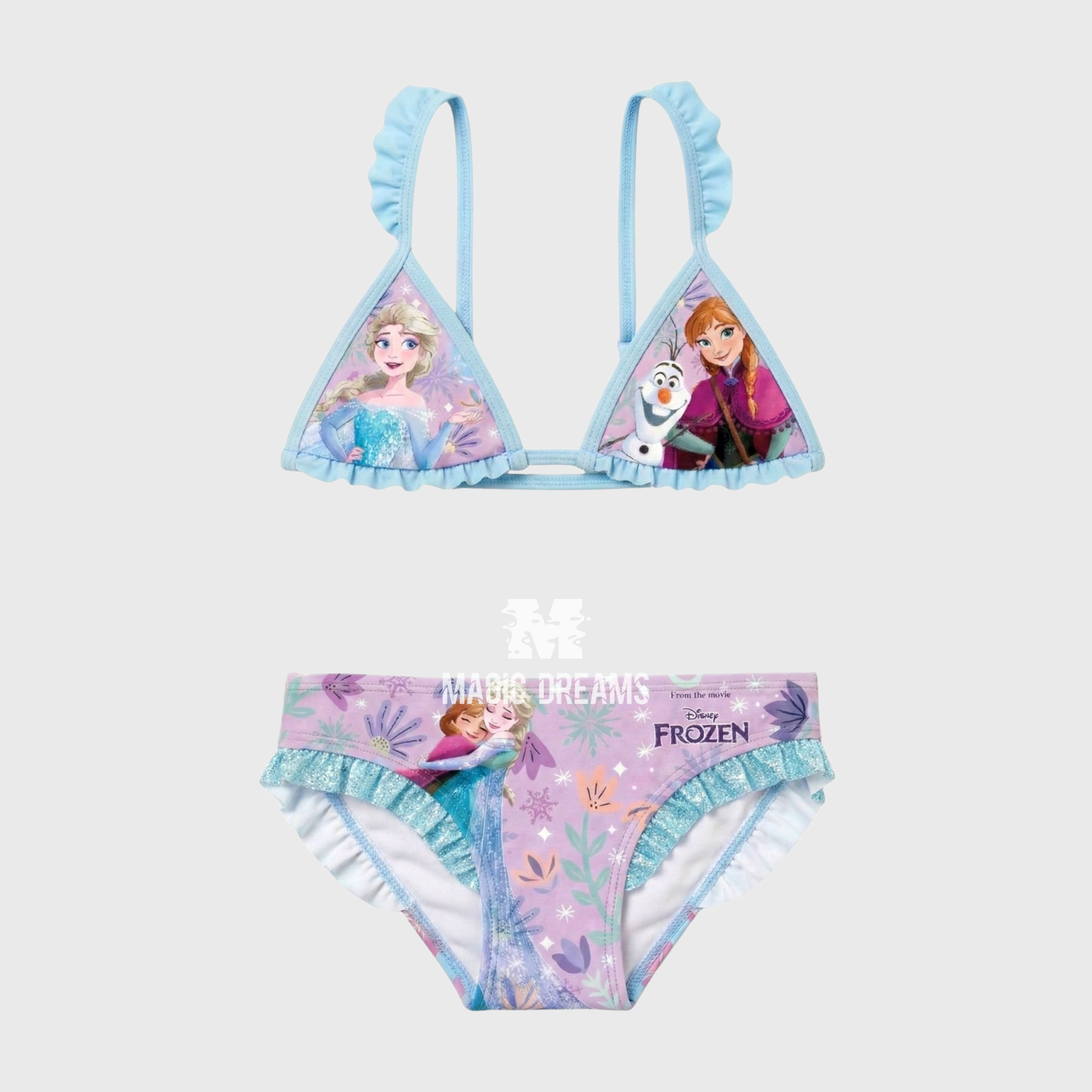 Biquíni de Banho Frozen 3-8 anos
