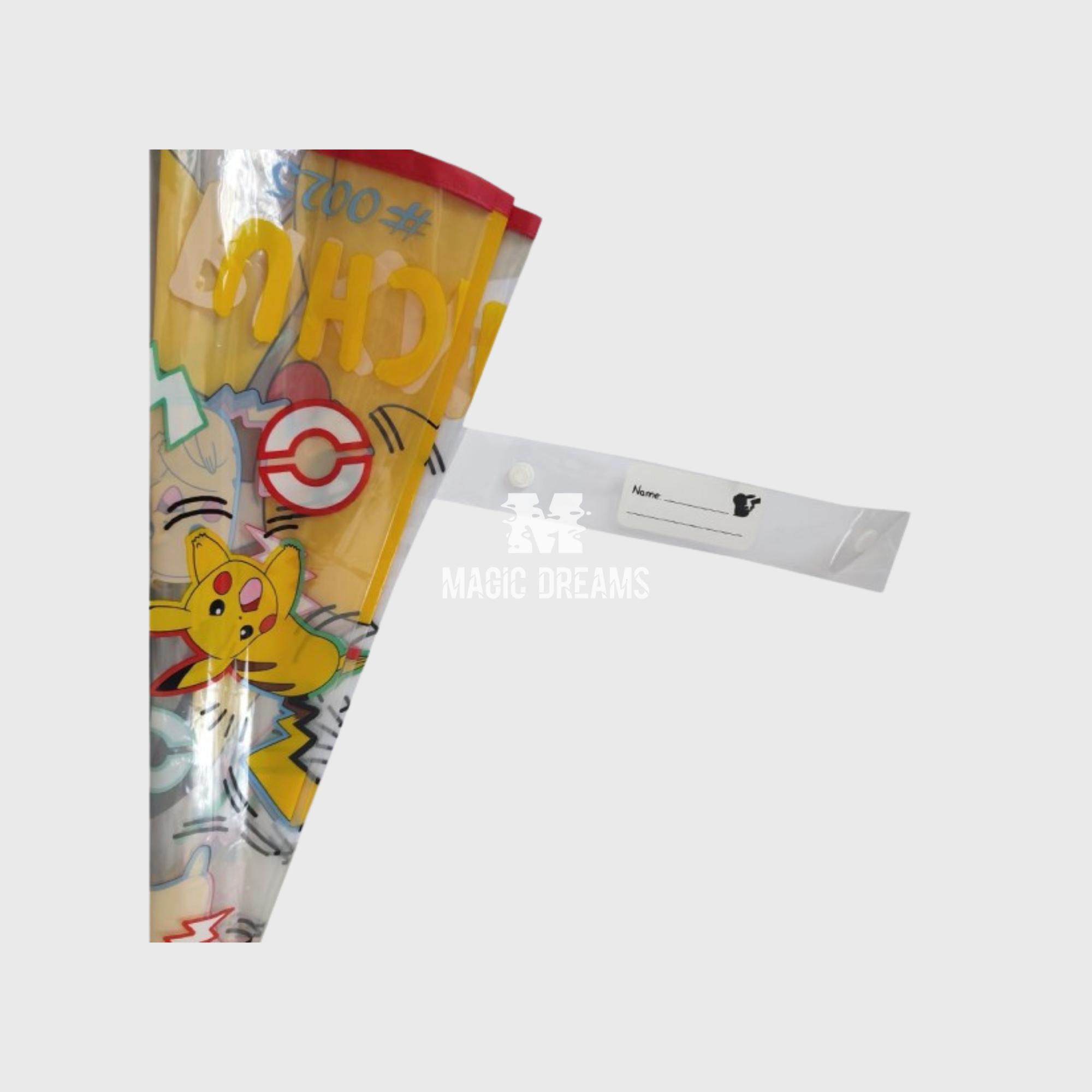 Guarda Chuva Pikachu Transparente Automático