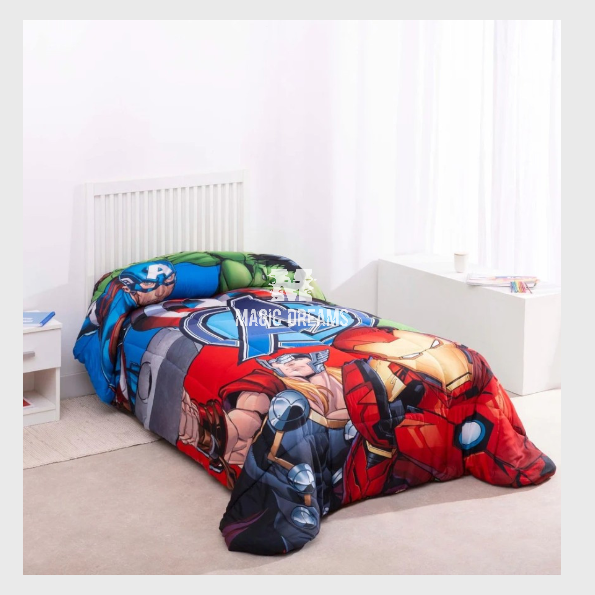 Edredão Avengers 180x260cm
