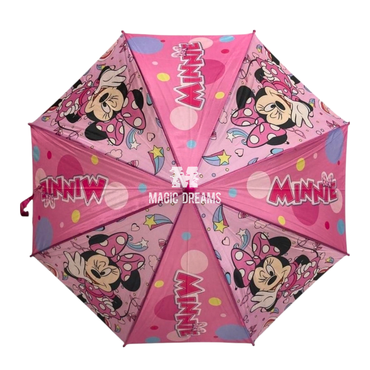 Guarda Chuva Automático Poliéster Minnie Mouse