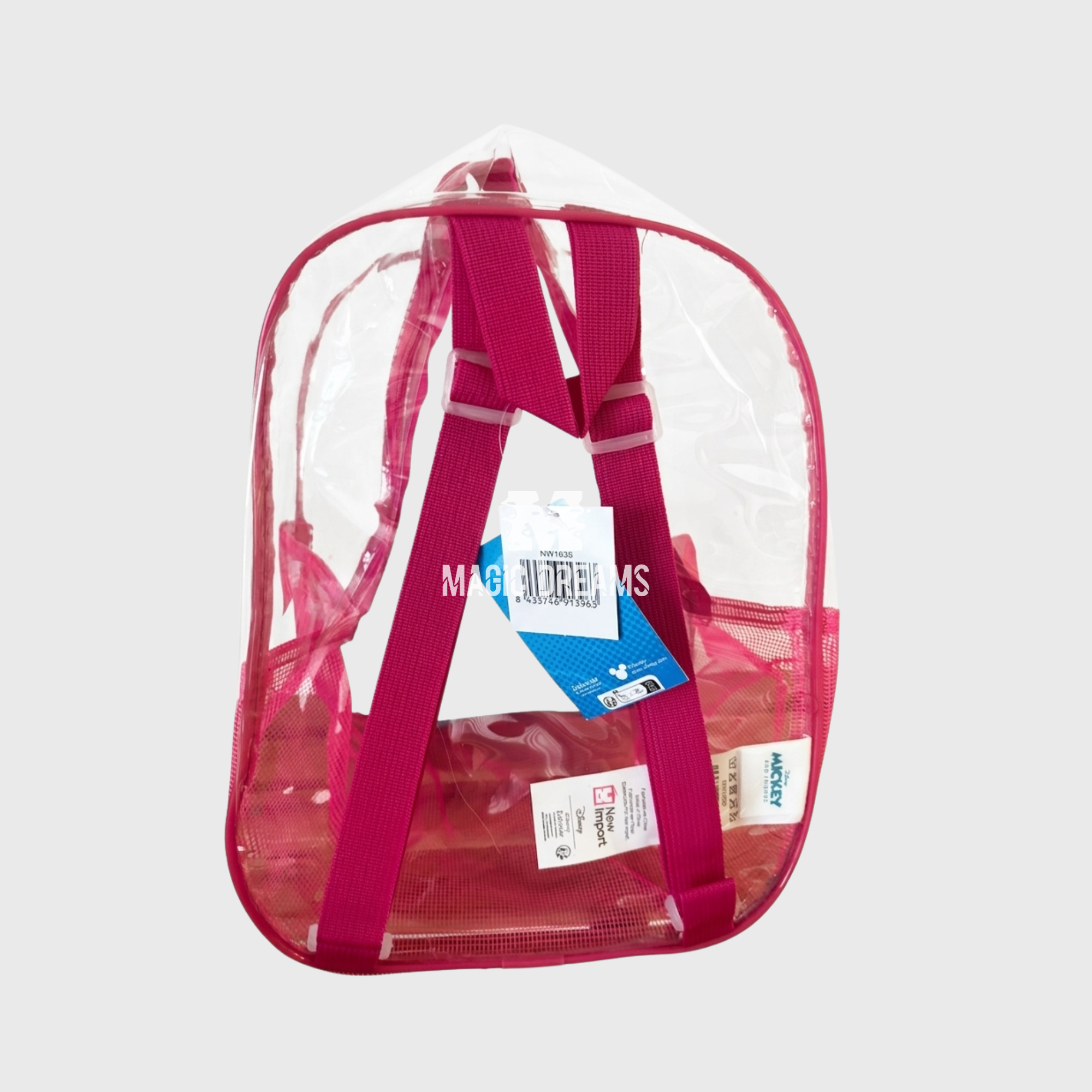 Mochila de Praia Transparente Anti-Areia Minnie Mouse 31cm