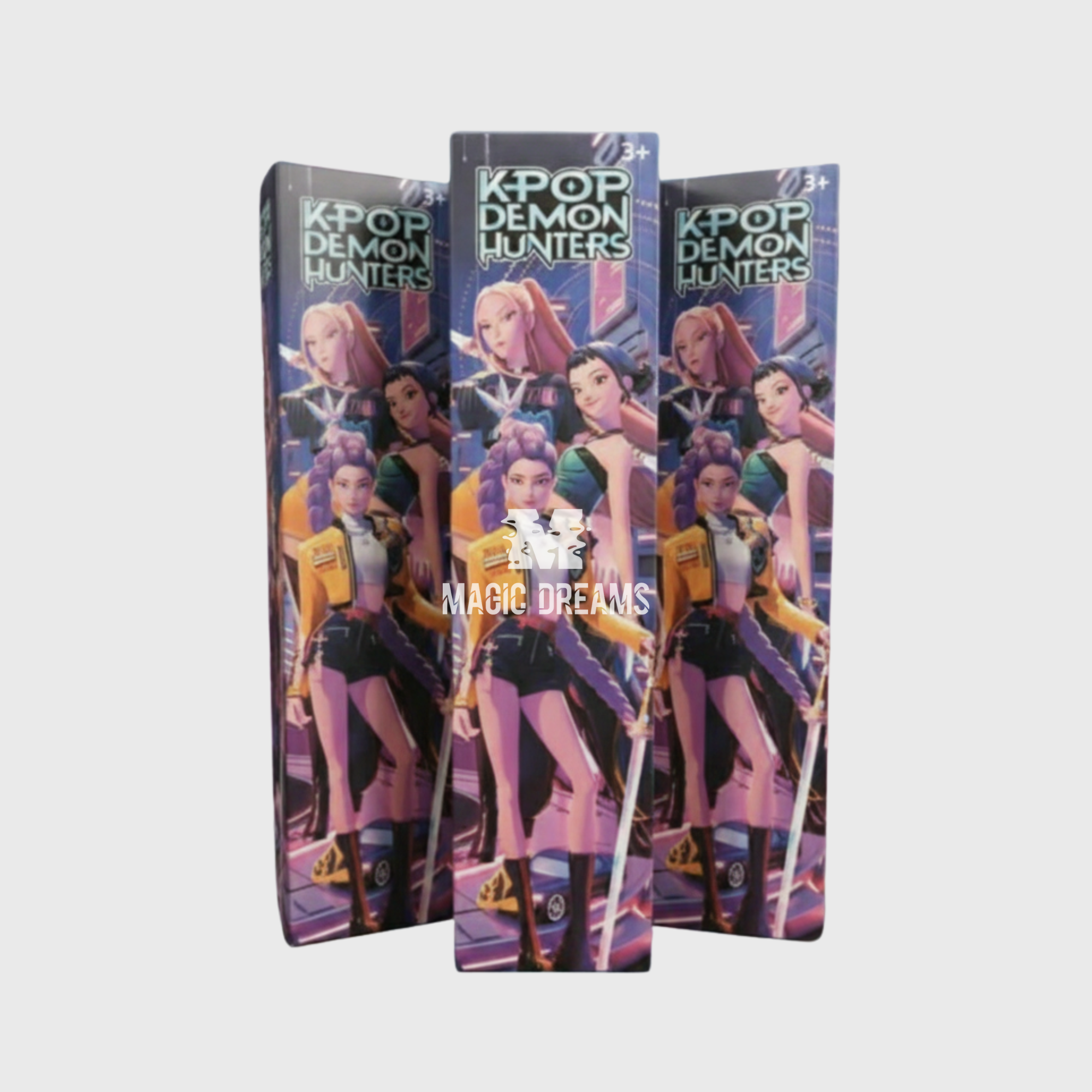 Bonecas Articuladas Guerreiras K Pop Efeito Surpresa com Música e Luz