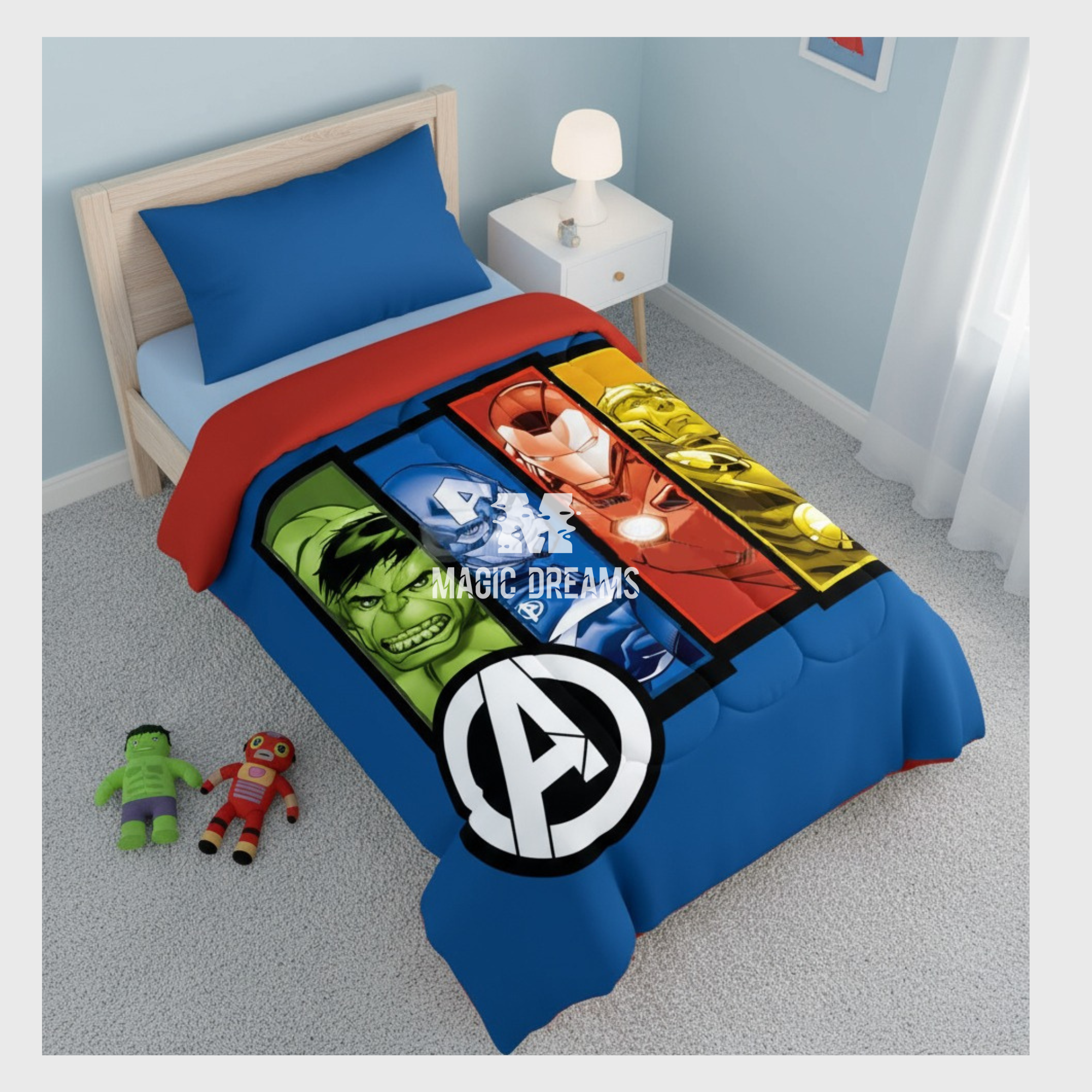 Edredão Avengers 175x260cm