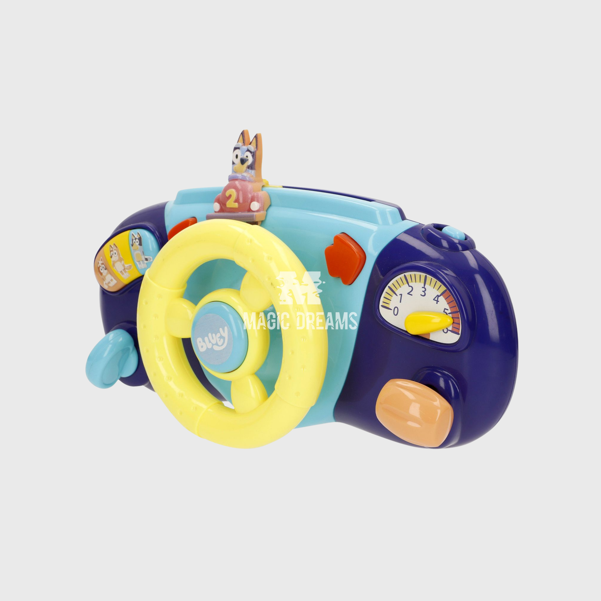 Volante com Atividades Bluey e Bingo Carrinho 6M+