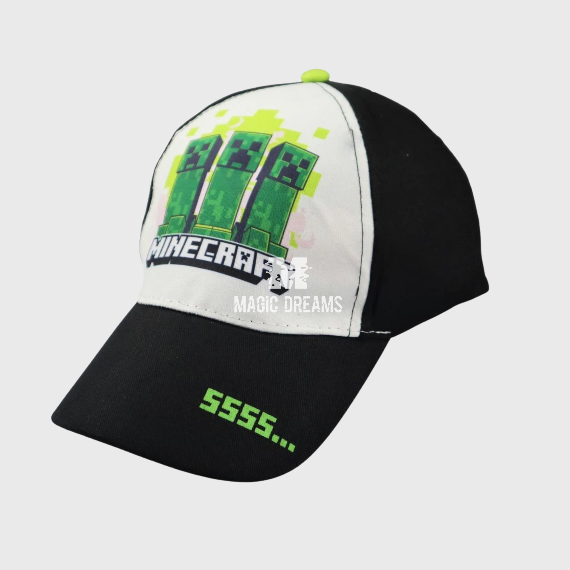 Boné Minecraft Triple Creepers