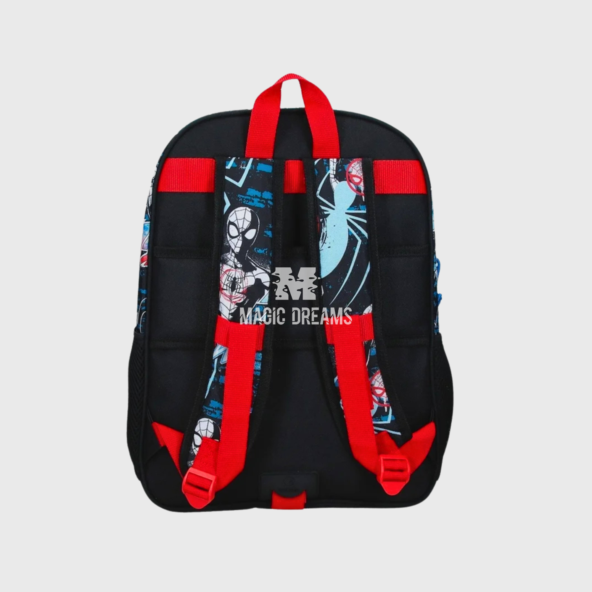 Mochila Escolar 40cm Spiderman Wall Crawler Marvel Adaptável