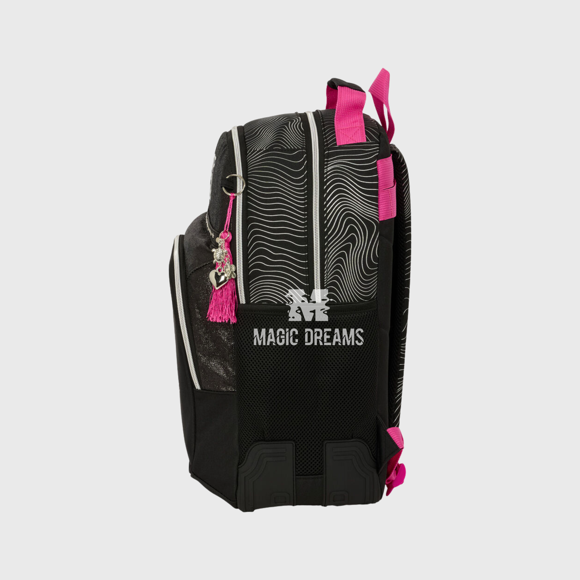Mochila Escolar Energy K-Pop Demon Hunters Adaptável 42cm