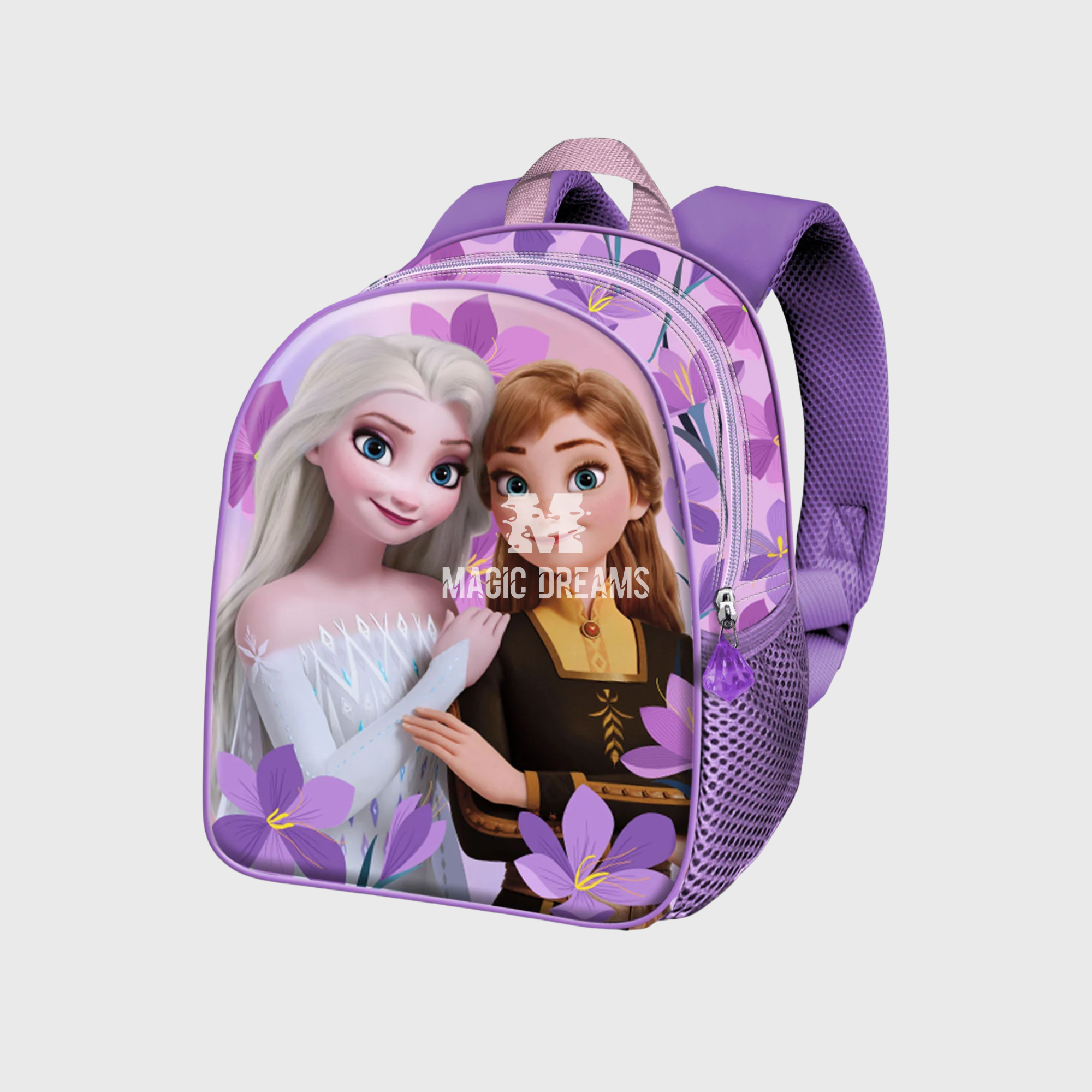 Mochila Pré-Escolar 3D Violet 31cm Frozen 2 Disney