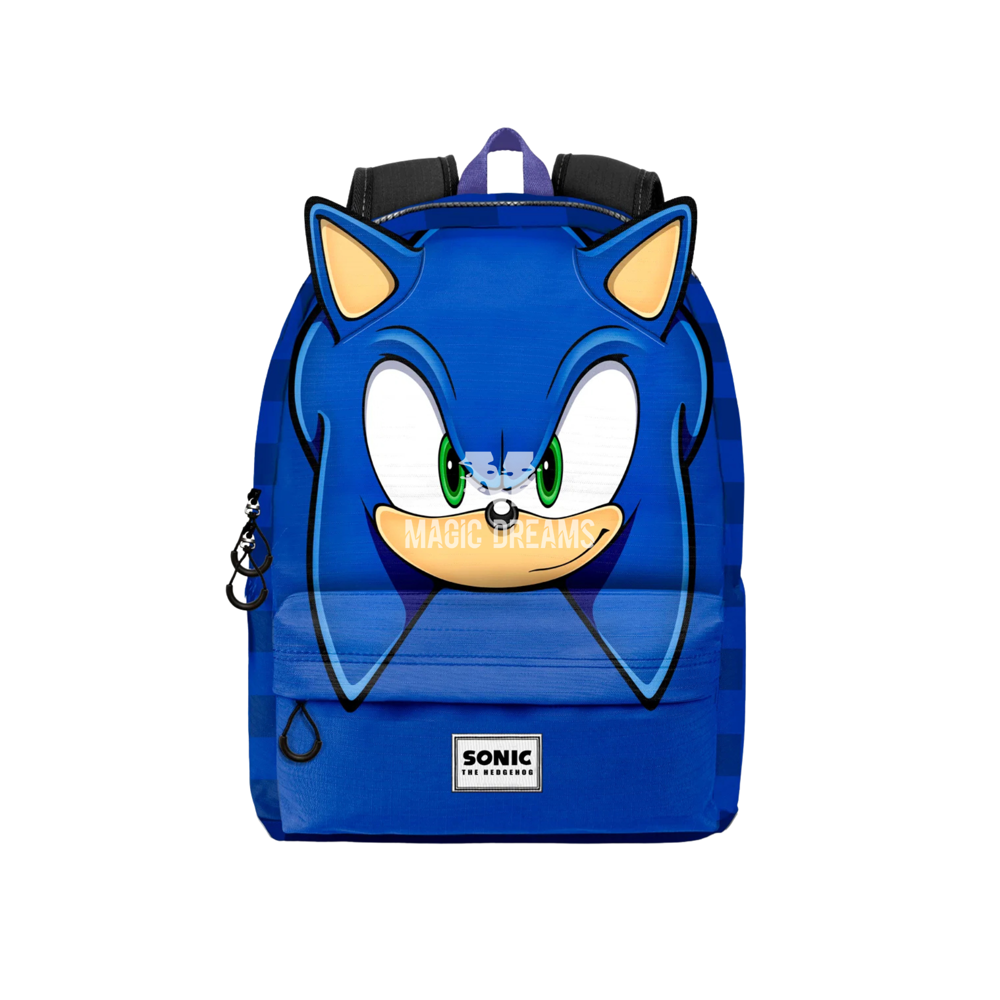 Mochila Escolar Adaptável 44cm Heady FAN Sonic The Hedgehog