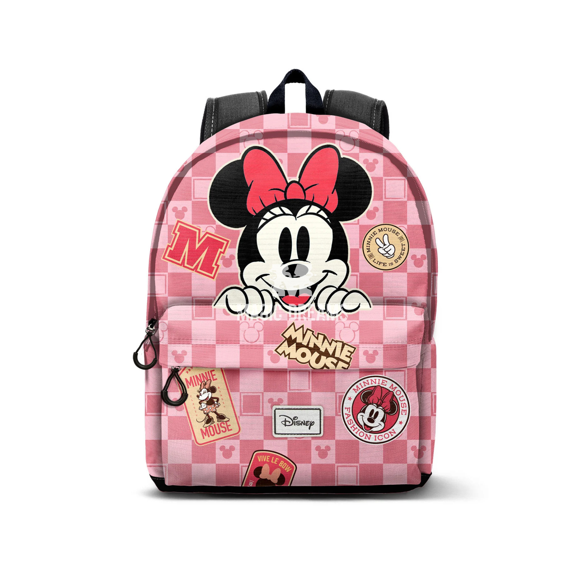Mochila Escolar Journey Minnie Mouse Disney 44cm Adaptável