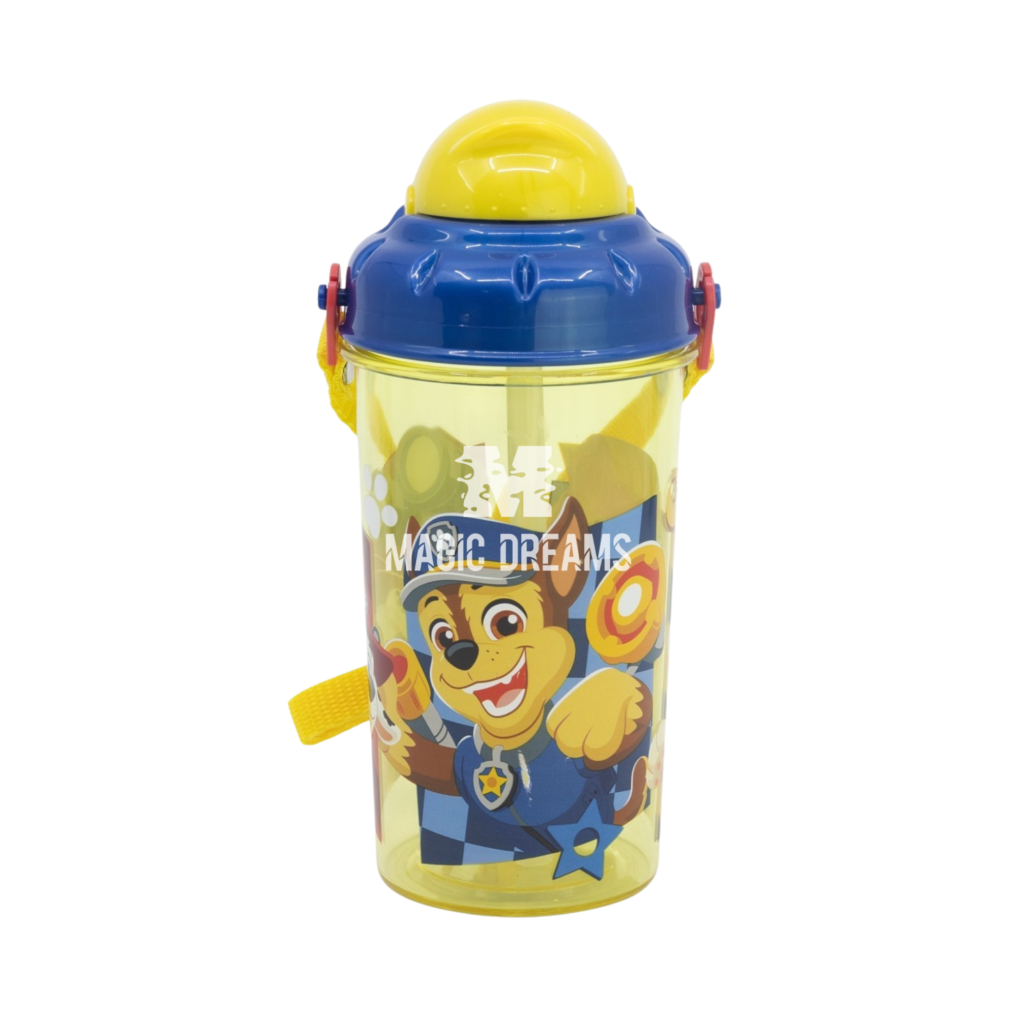 Garrafa Cantil de Palhinha Boy Rescue Pups Patrulha Pata 465ml