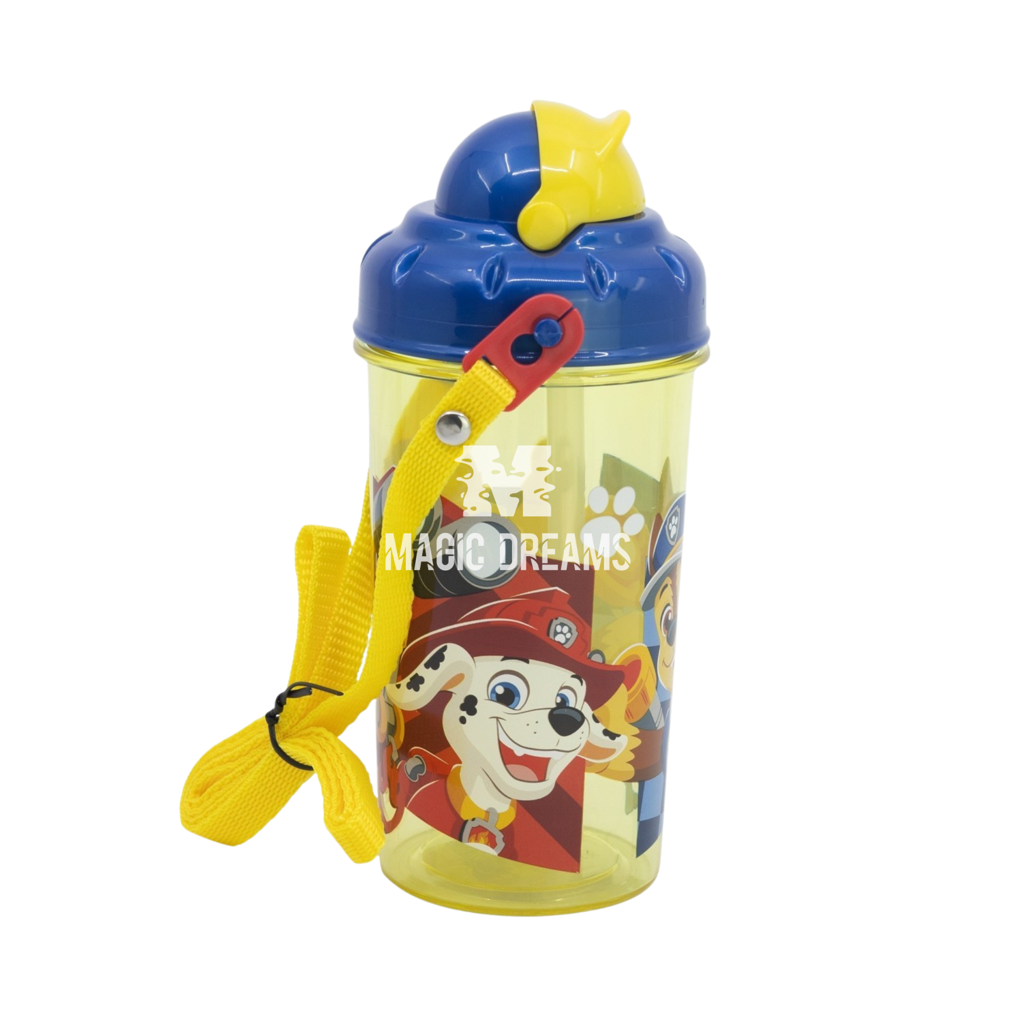 Garrafa Cantil de Palhinha Boy Rescue Pups Patrulha Pata 465ml