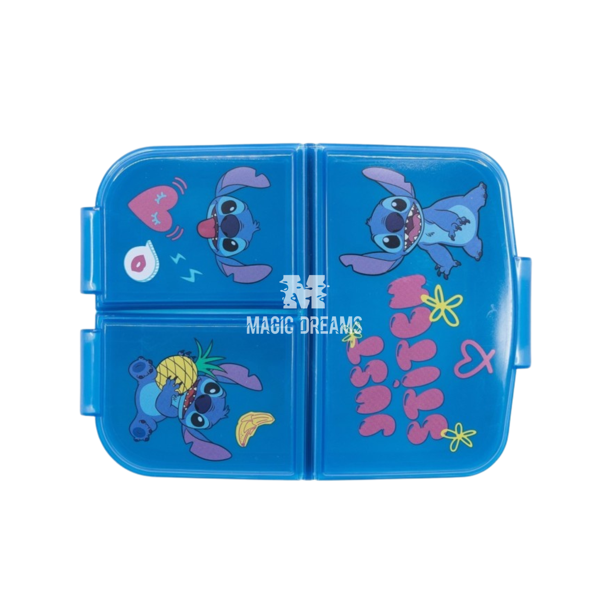 Sanduicheira Tripla com 3 Compartimentos Stitch