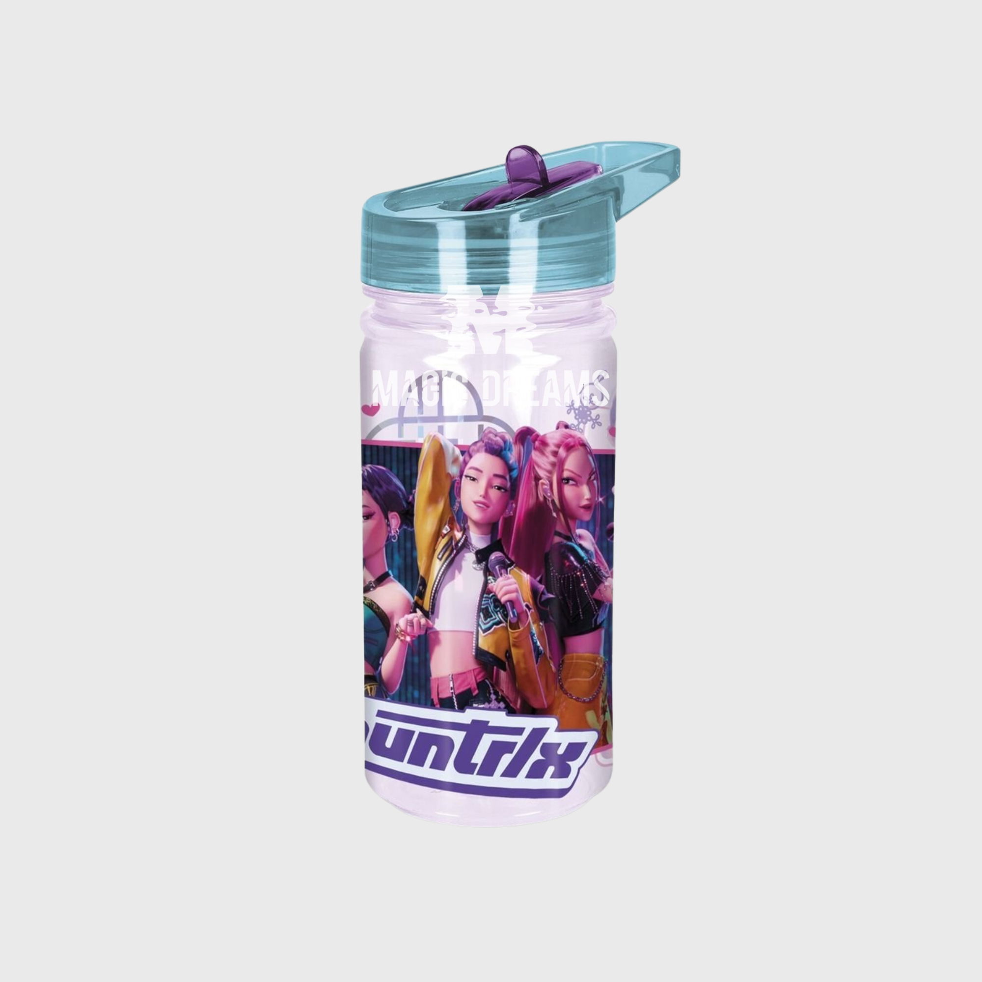 Garrafa Ecozen Small com Palhinha K-Pop Demon Hunters Huntrix 475ml