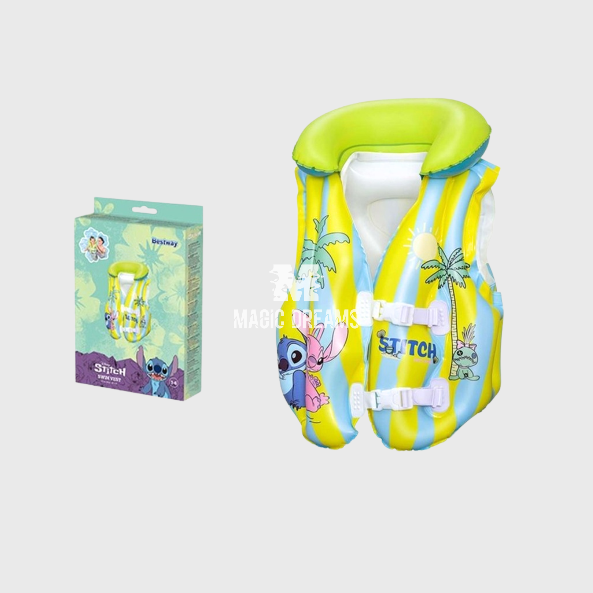 Colete de Natação Lilo & Stitch 3-6 anos 51x46 cm