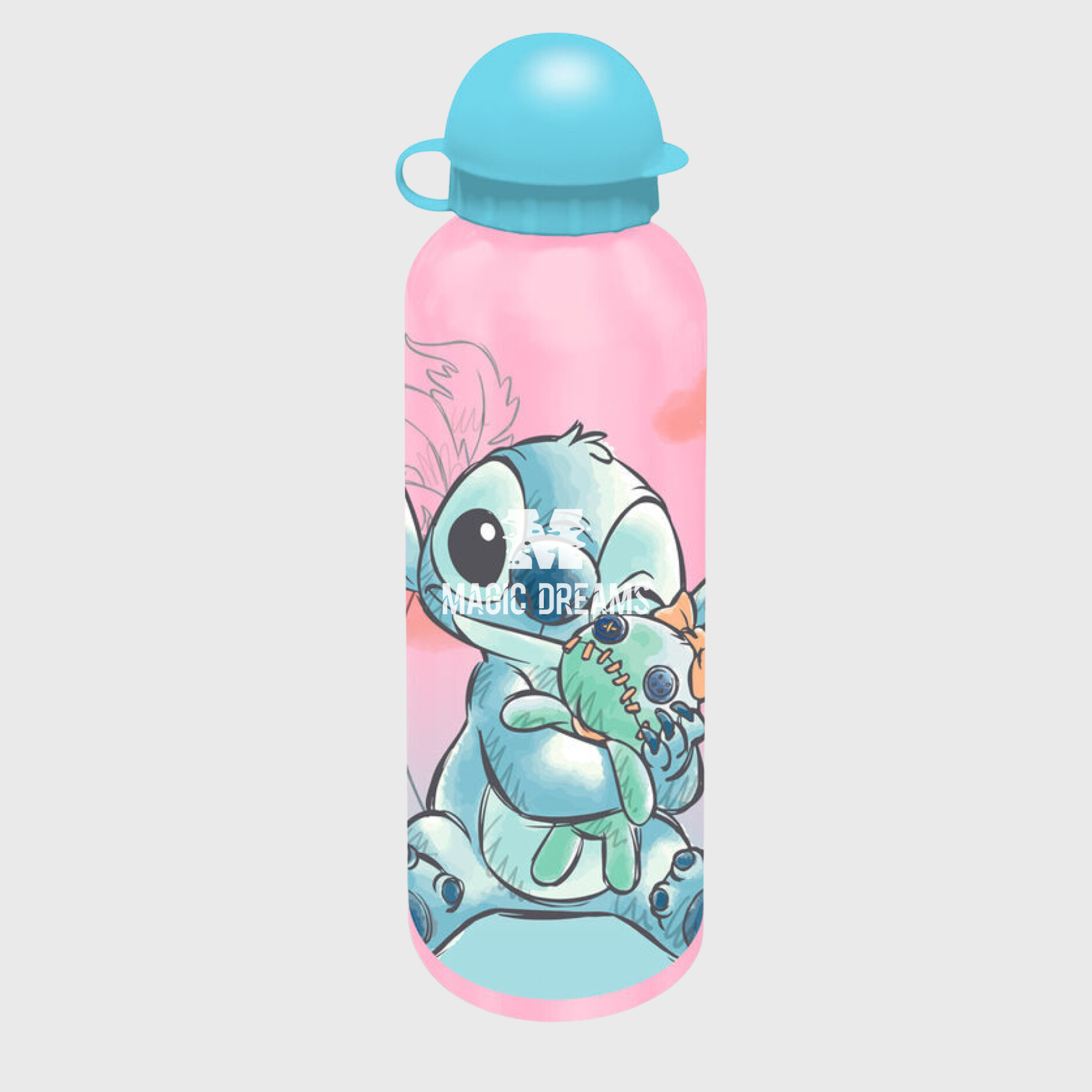 Conjunto Sanduicheira + Garrafa Alumínio 500ml Stitch Aloha