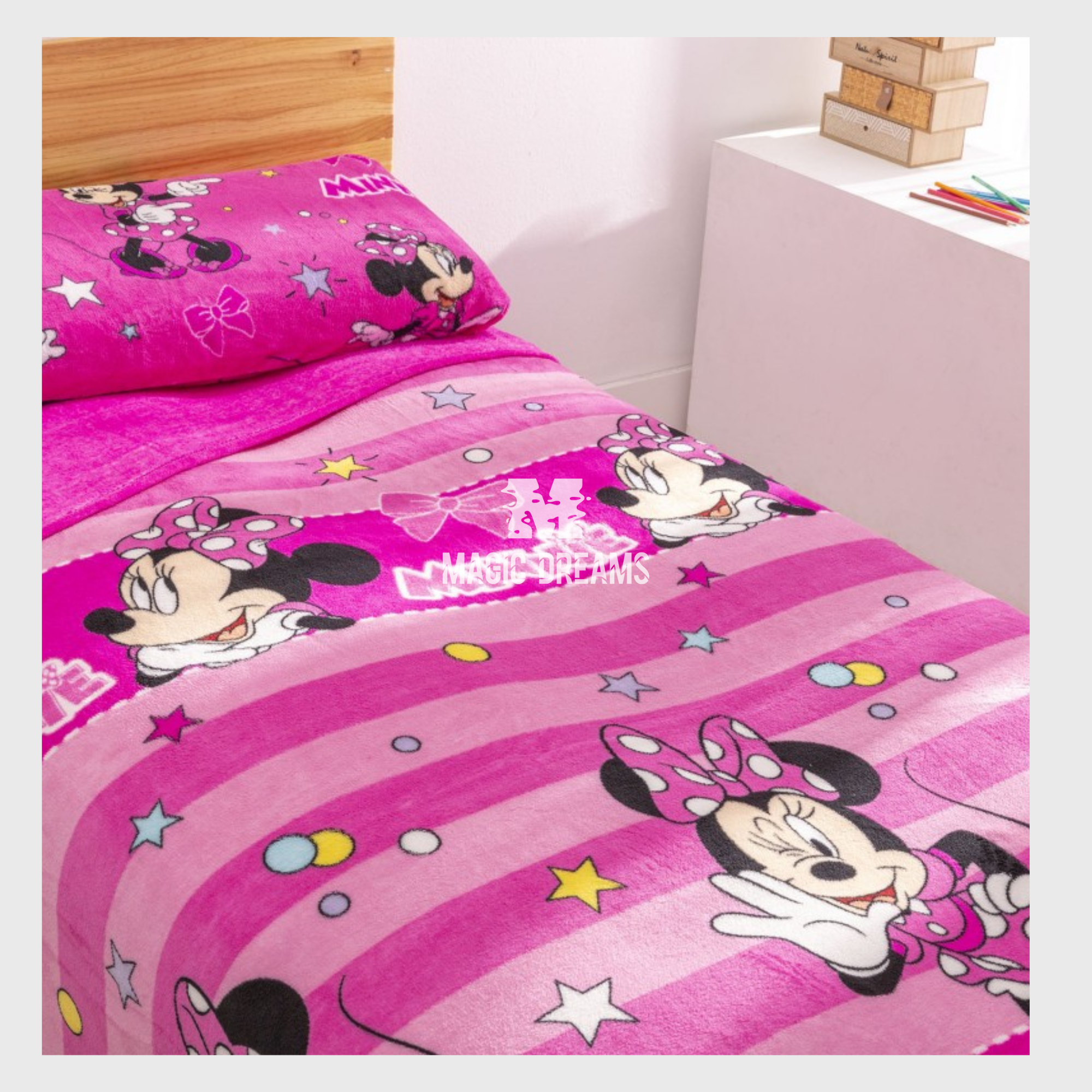 Jogo de Cama Coralina Minnie