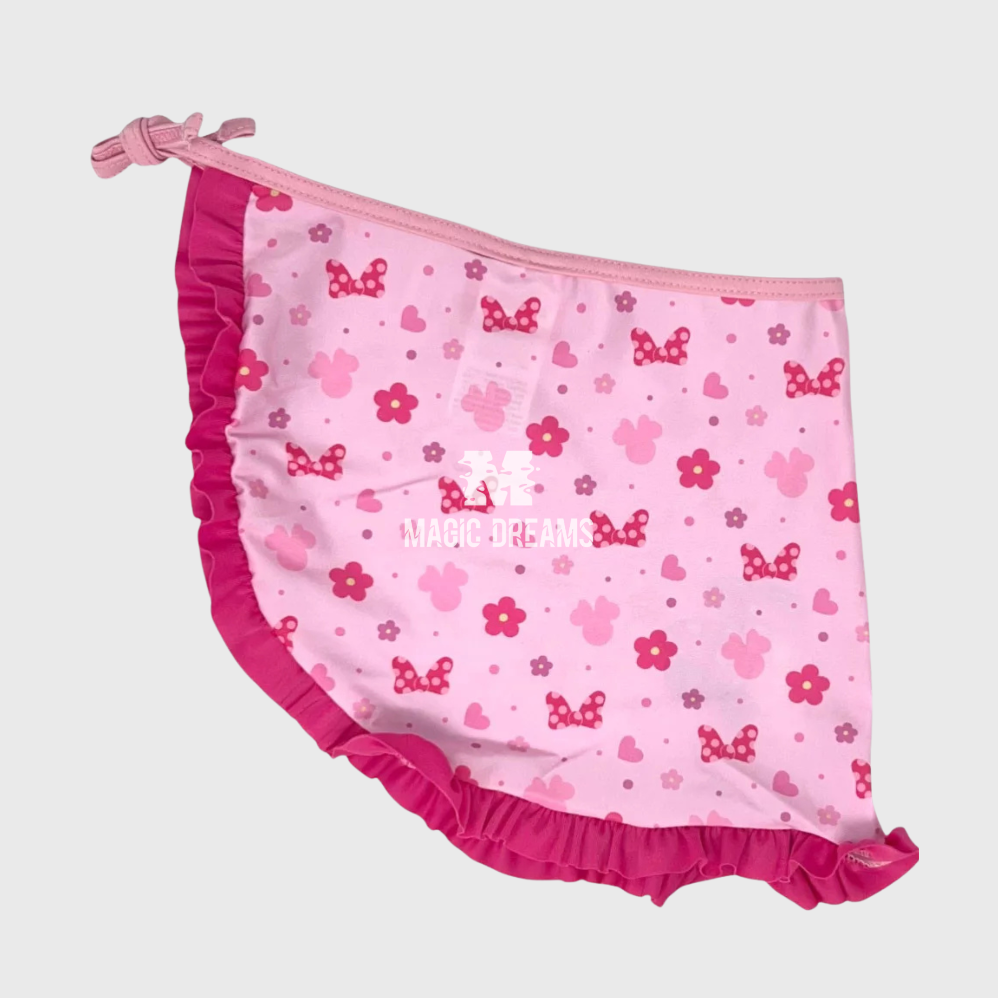 Conjunto de Biquini com Saia Minnie Mouse