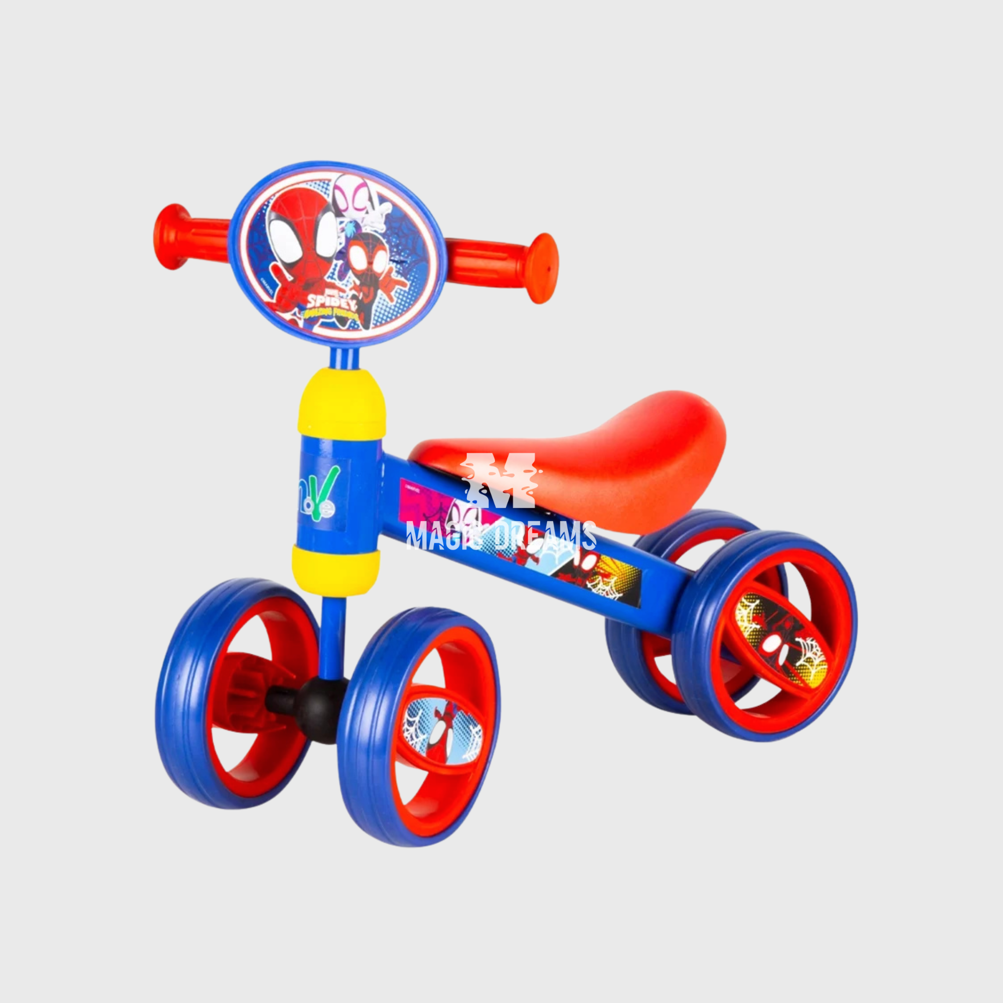 Triciclo Spidey Ride-On Homem Aranha 47x25x37 cm Máx. 15 kg