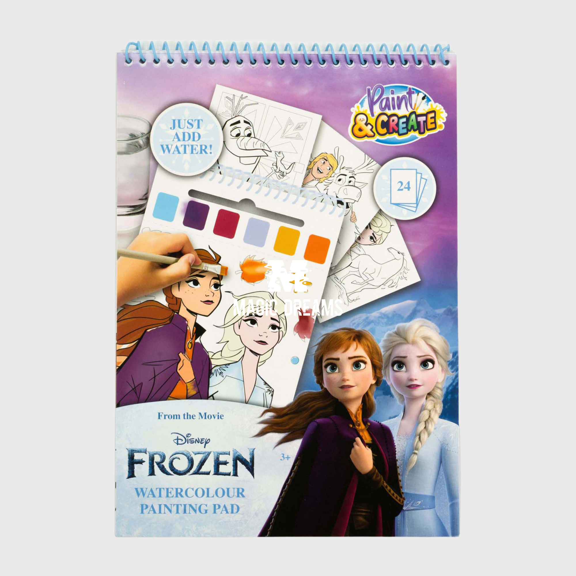 Livro de Colorir Aquarela Frozen II 3+