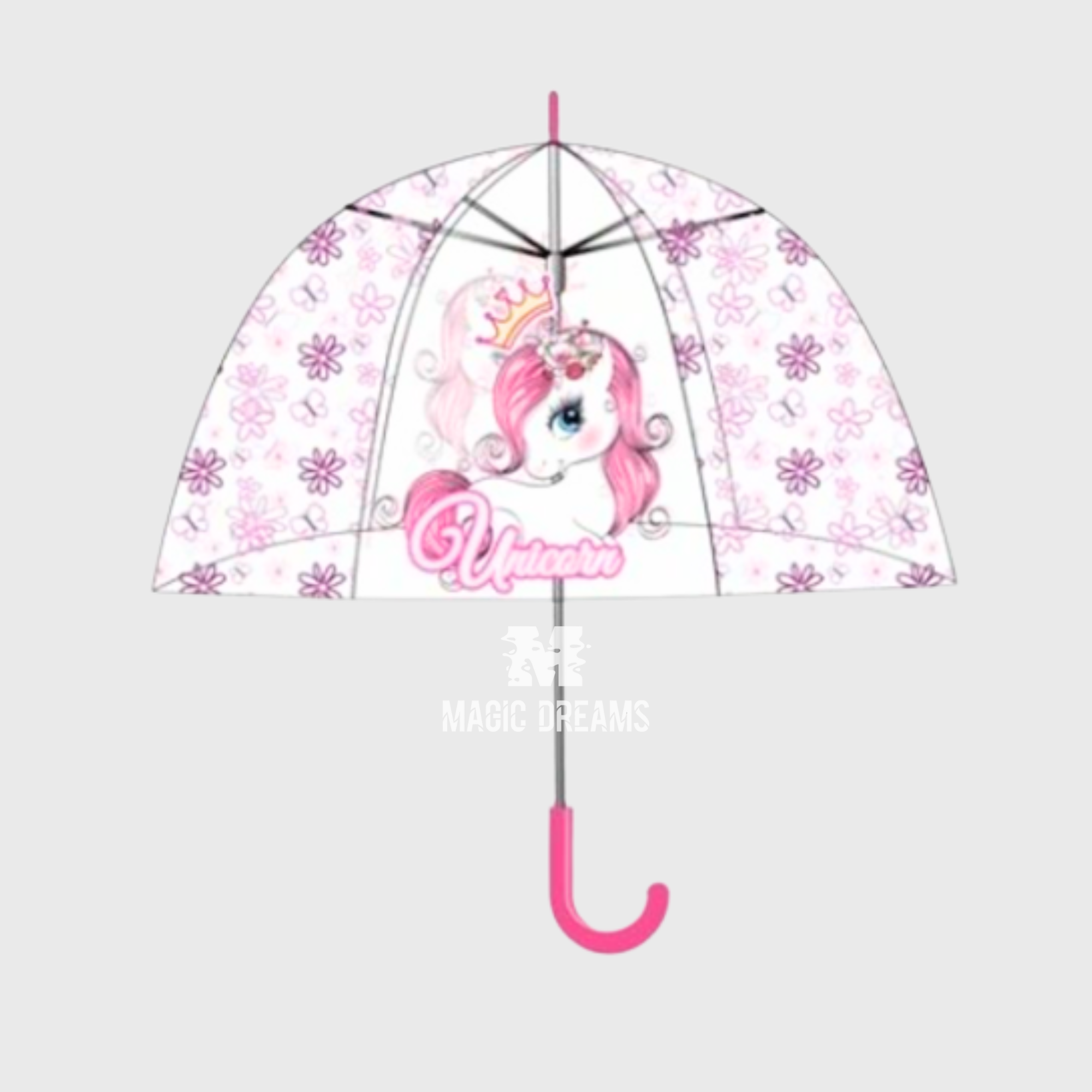 Guarda-Chuva Unicórnio Eva Automático 48cm