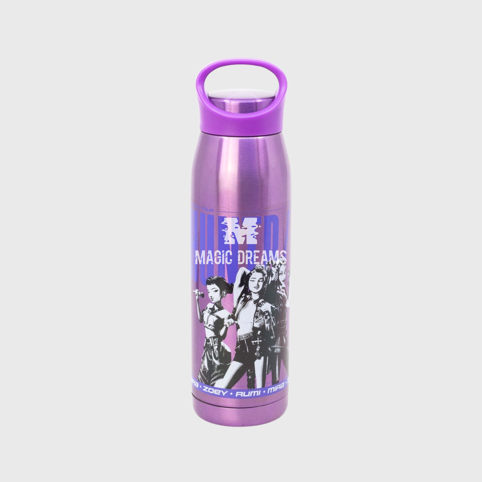 Garrafa Térmica de Aço Inoxidável Glam 665ml K-Pop Demon Hunters
