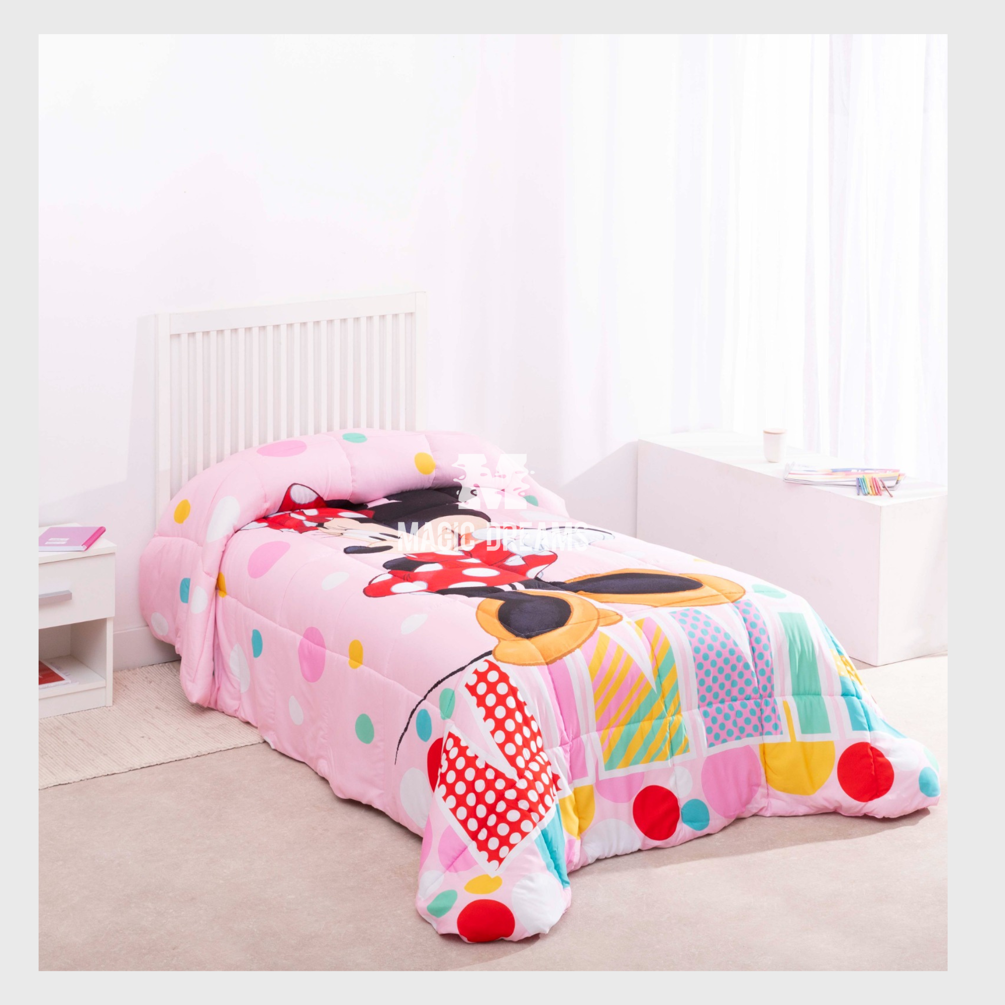 Edredão Minnie Mouse 180x260cm