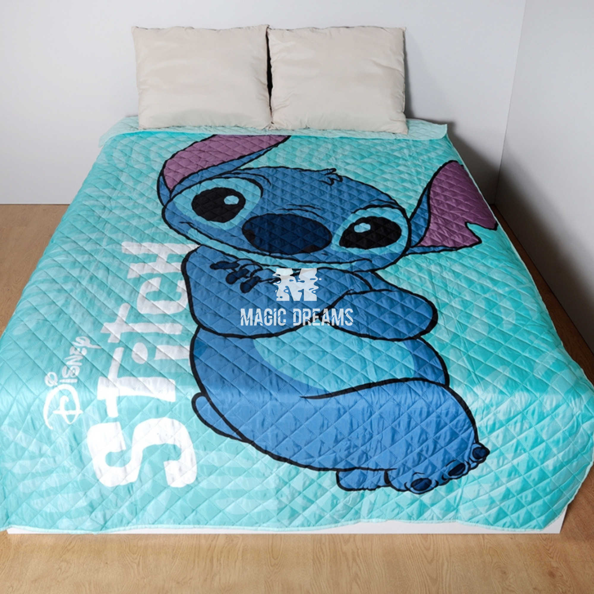 Colcha Cama Solteiro Disney Stitch 170x250cm