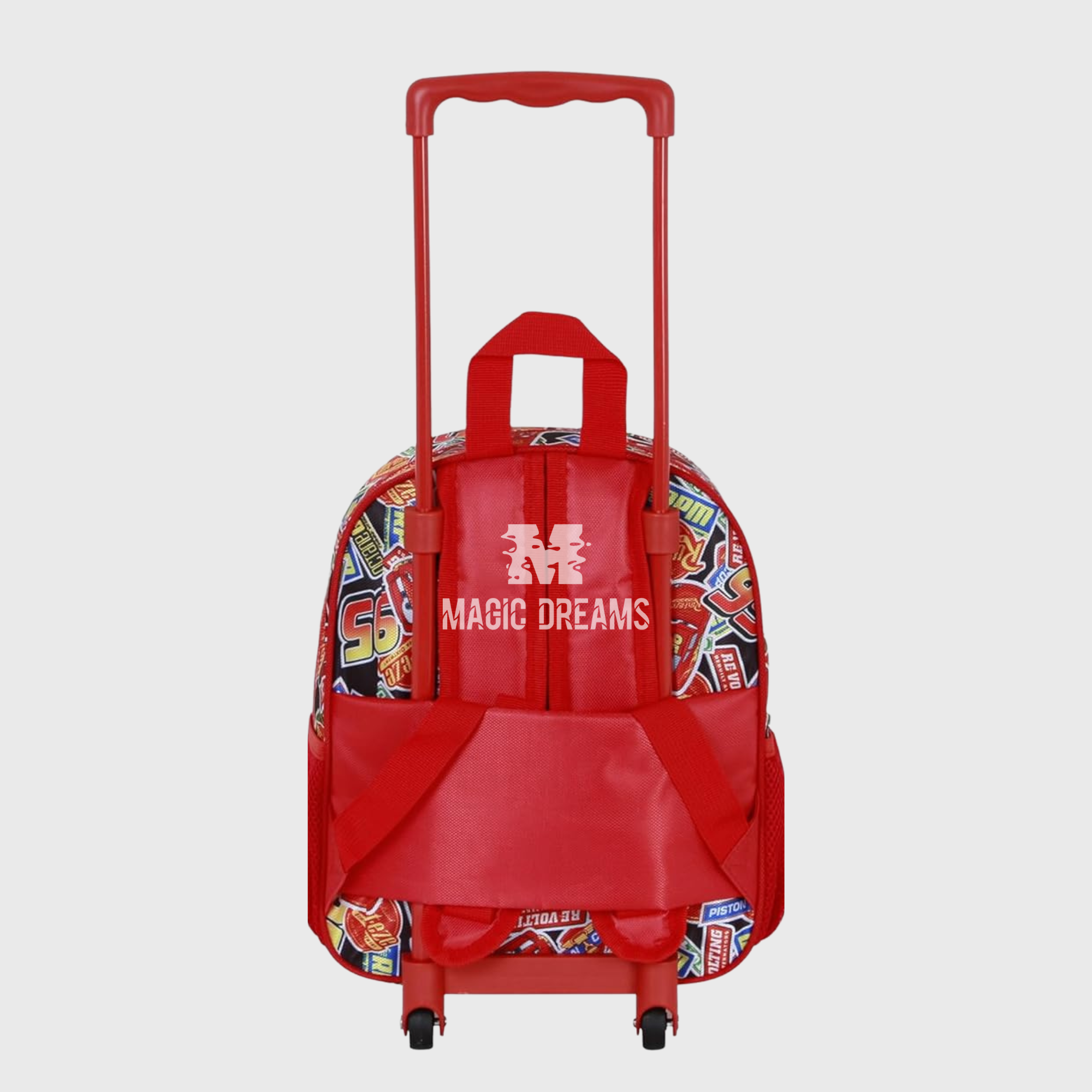 Mochila Pré-Escolar Trolley Cars 3D 32cm Racer
