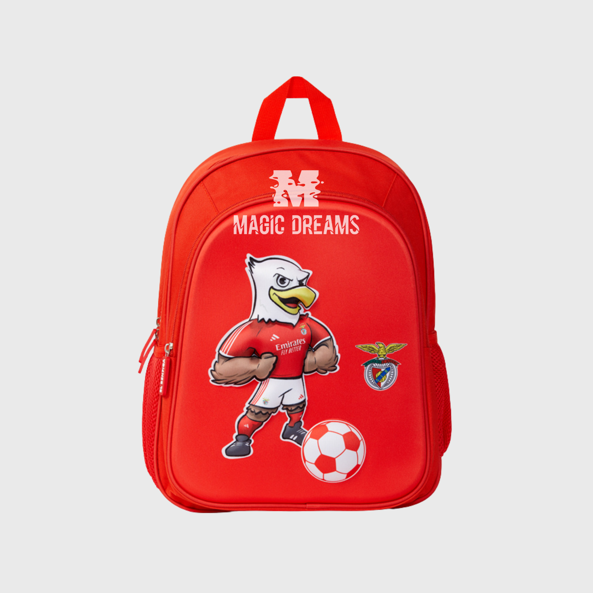 Mochila Escolar 3D Grande Águia SL Benfica 39cm