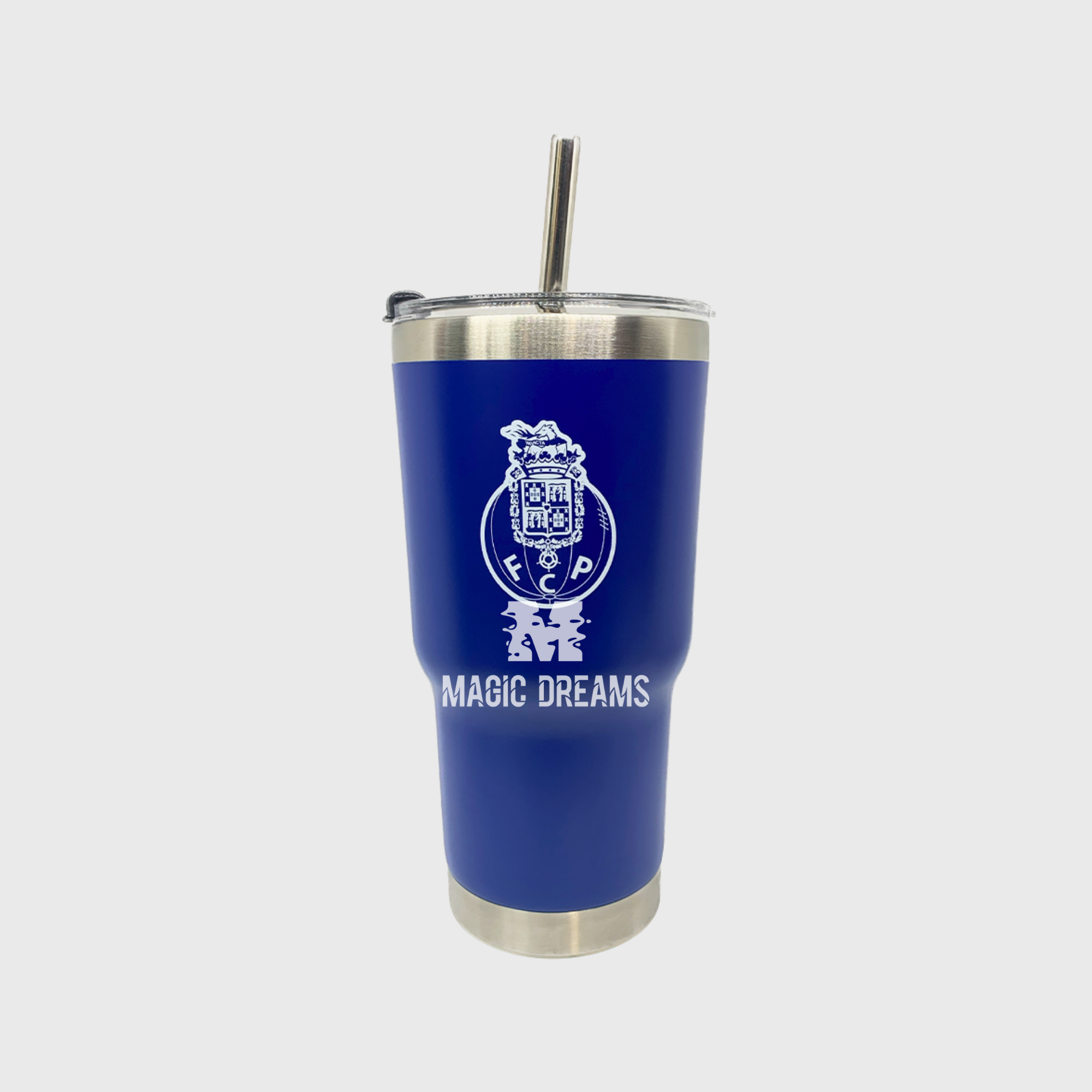 Copo Térmico de Metal com Palhinha FC Porto 350ml