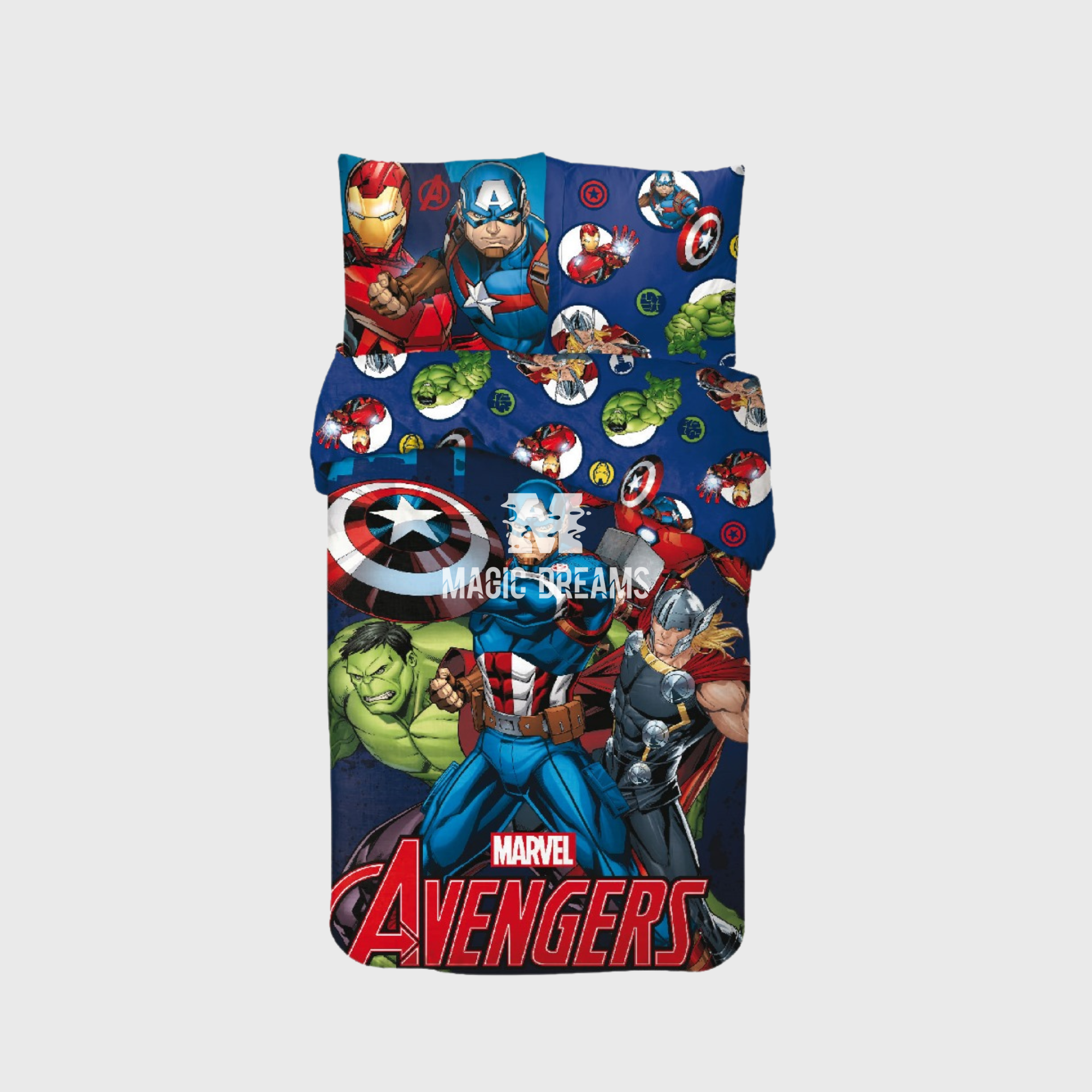 Capa de Edredão e Fronha Avengers