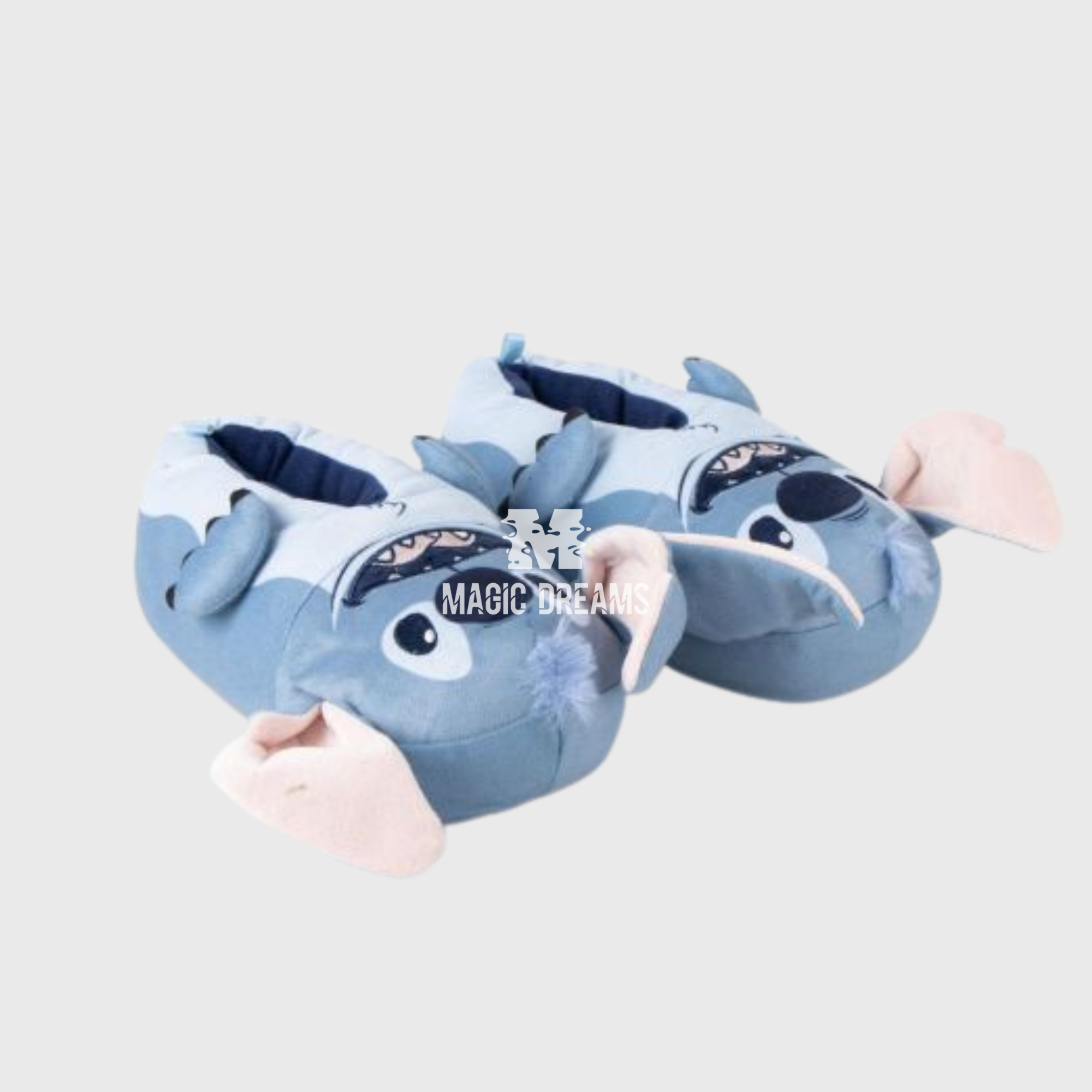 Pantufas de Casa Stitch Disney com Aplicações 3D