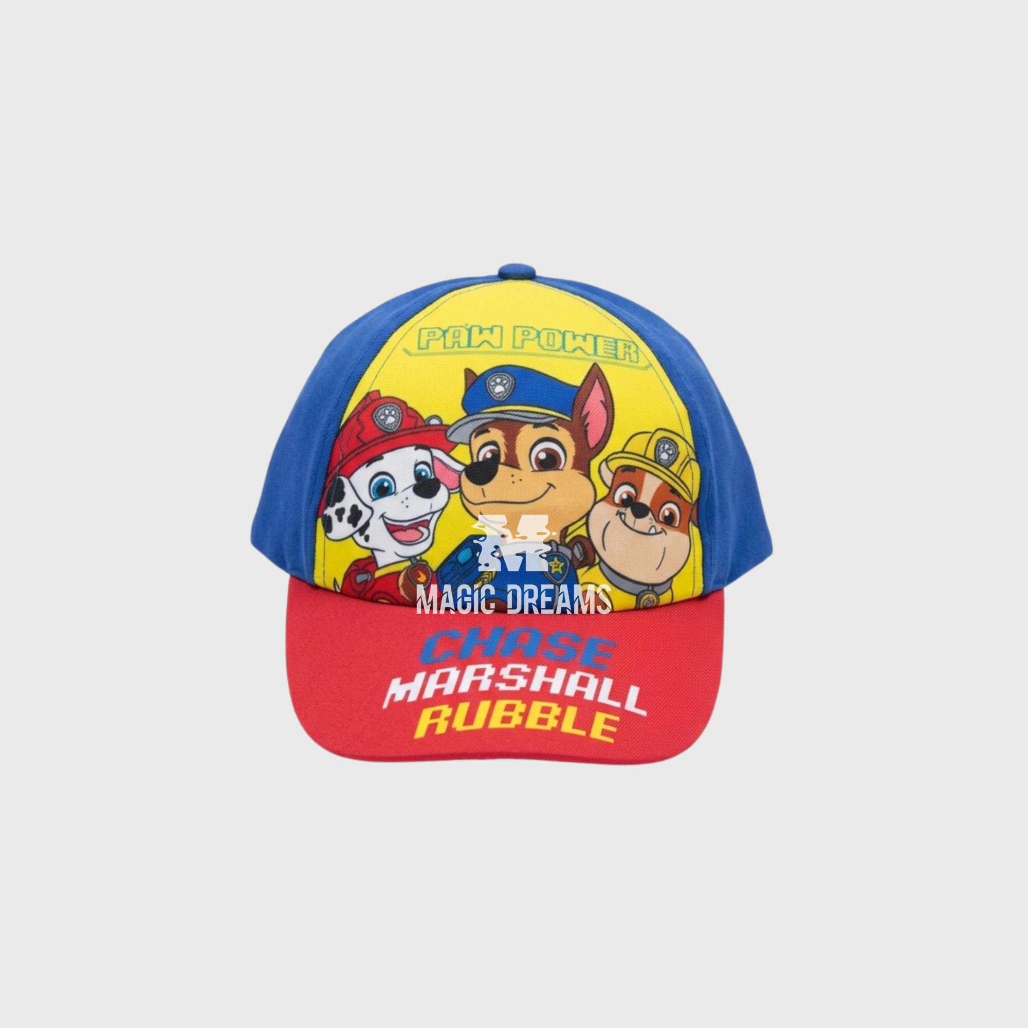 Boné Patrulha Pata Chase, Marshall e Rubble 52/54cm