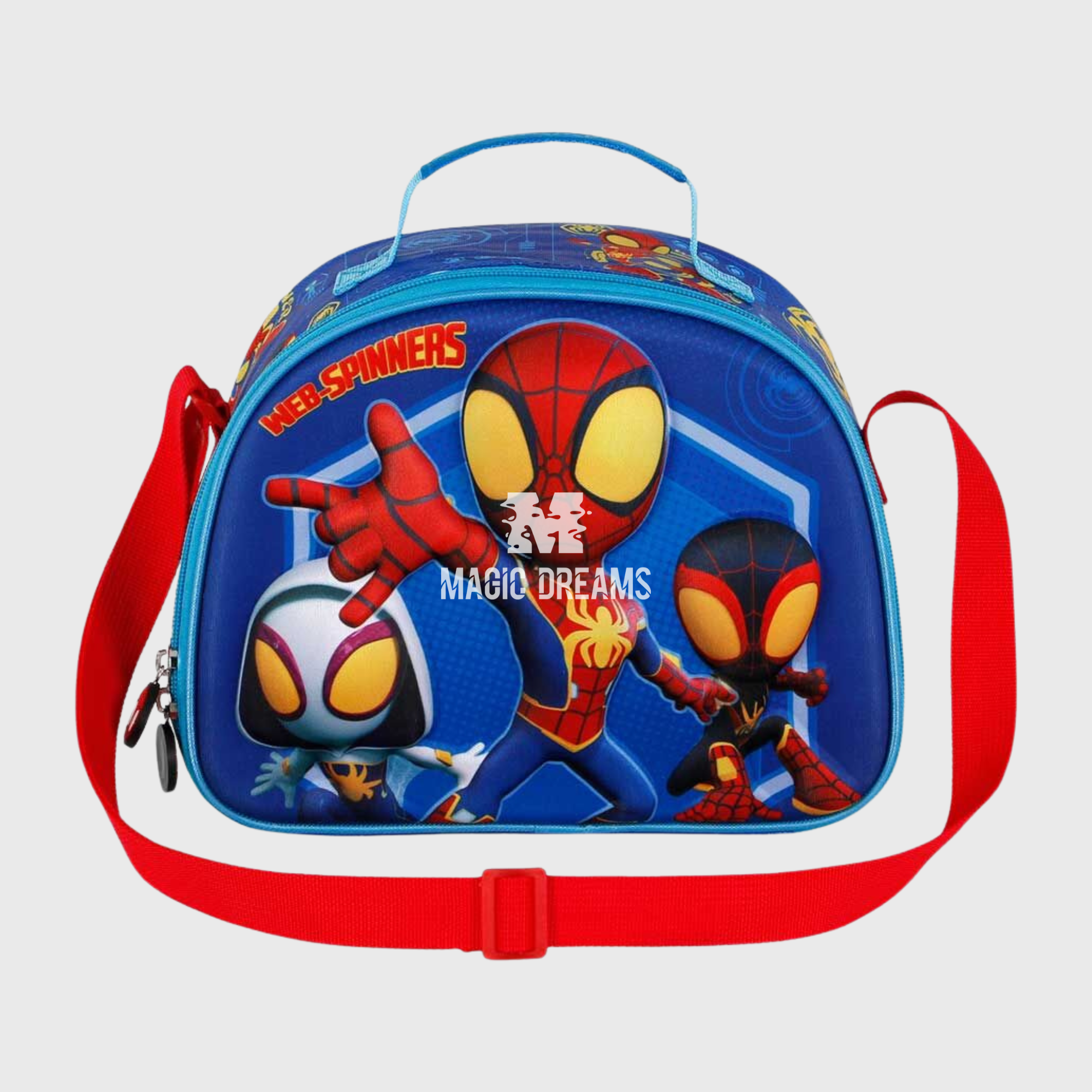 Lancheira Térmica 3D Spinners Spidey Homem Aranha Marvel