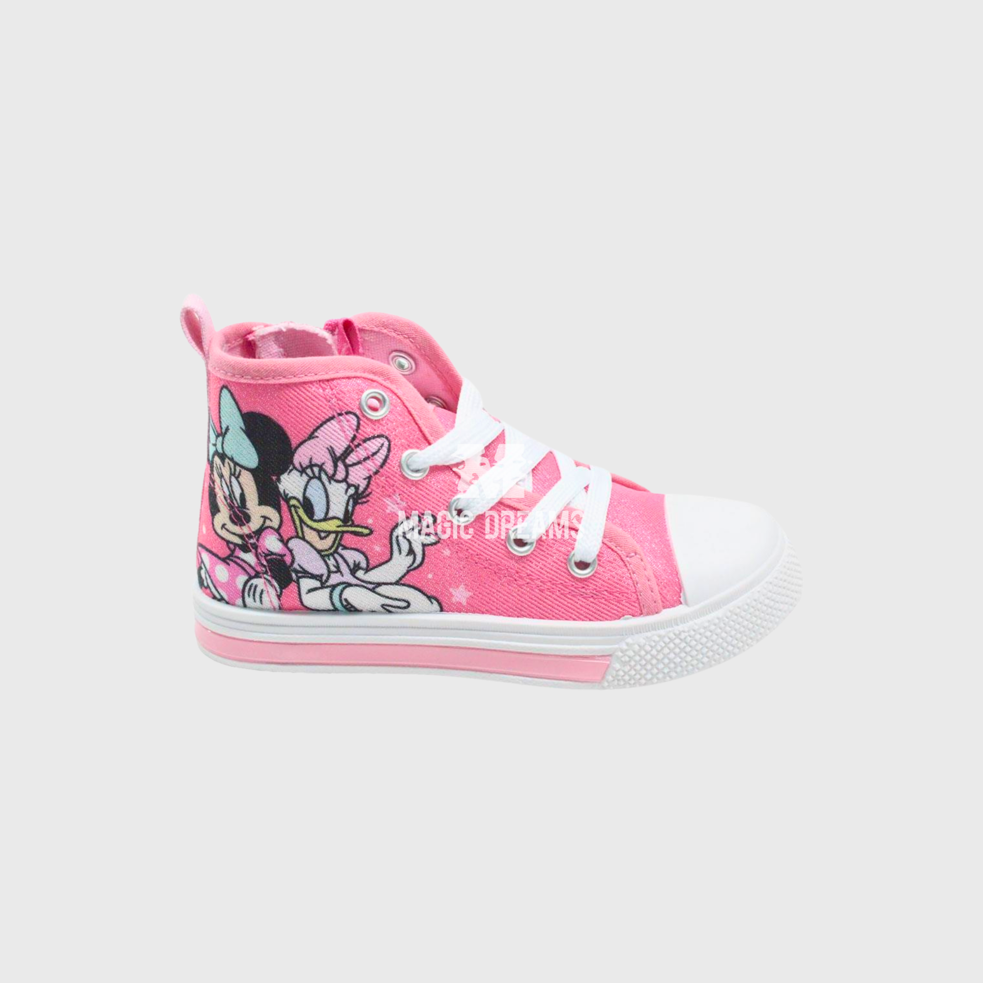 Sapatilha Minnie Sola PVC Alta com Luz 25-32