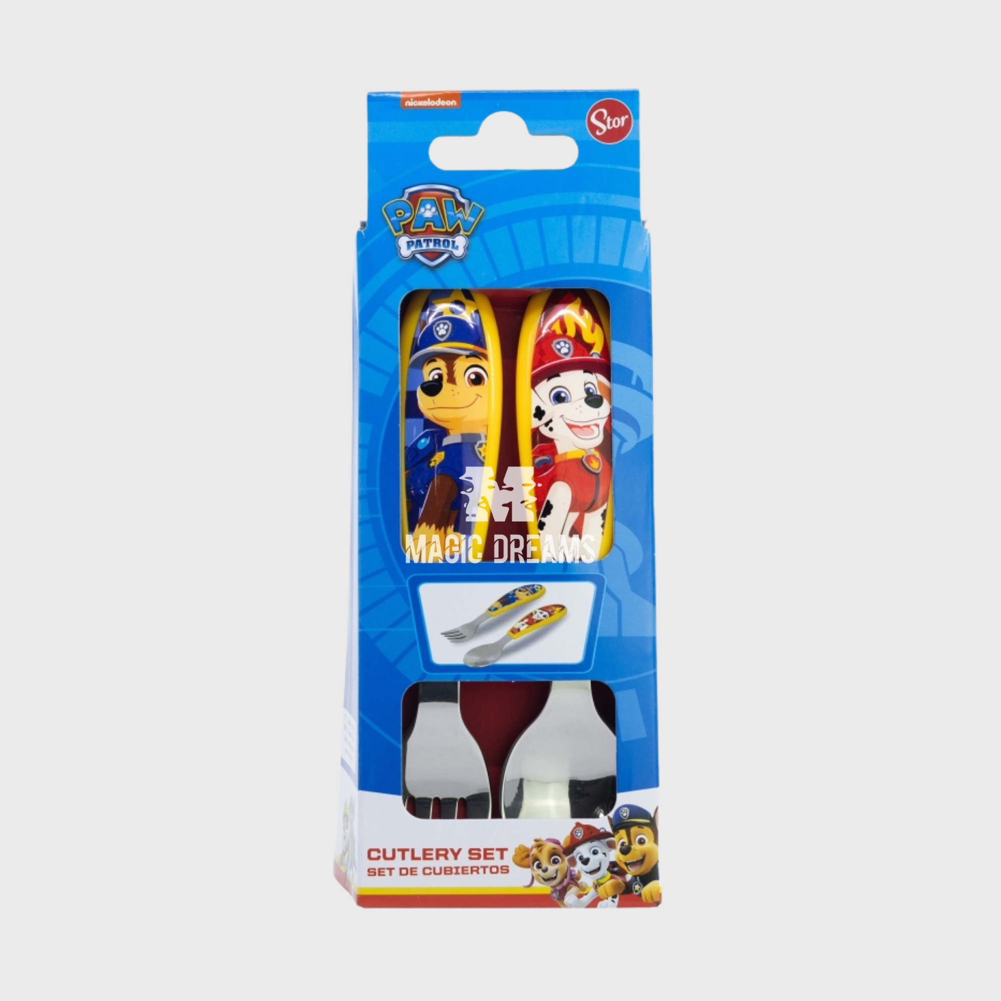 Conjunto de 2 Talheres Patrulha Pata