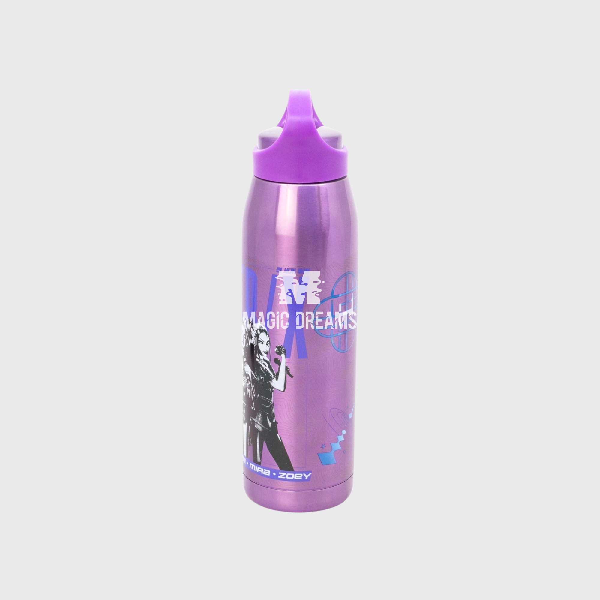 Garrafa Térmica de Aço Inoxidável Glam 665ml K-Pop Demon Hunters